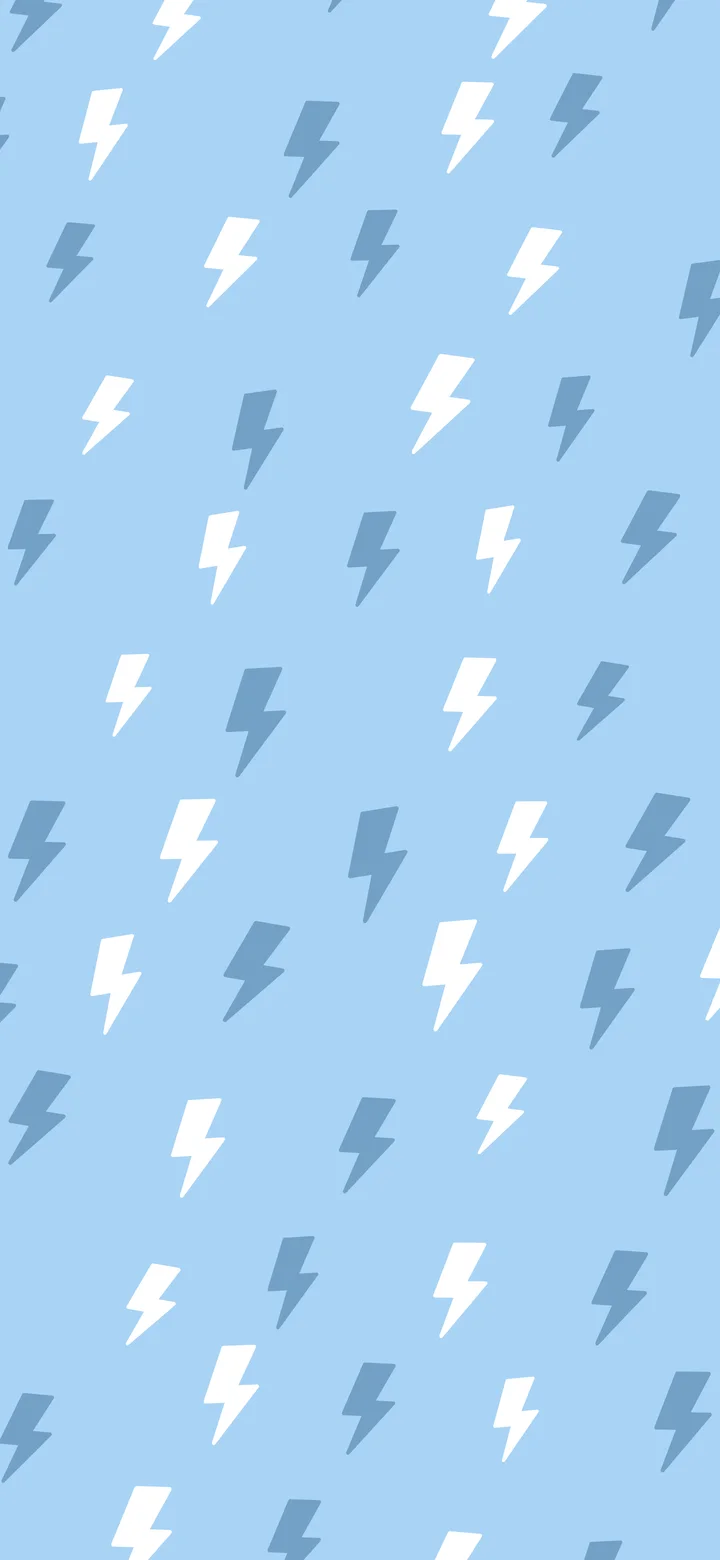 Light Blue Lightning Bolt Pattern wallpaper for iPhone and Android