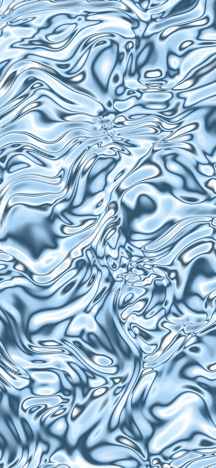 Light Blue Liquid Chrome wallpaper for iPhone and Android
