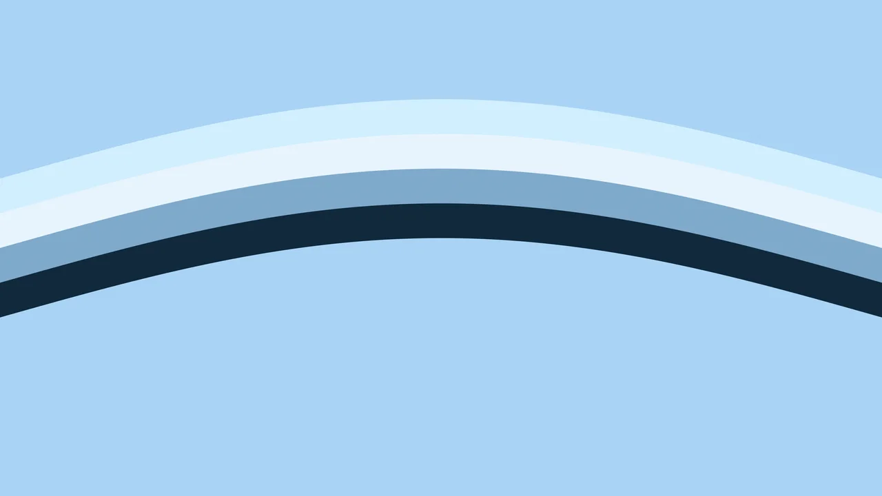 Light Blue Retro Stripe desktop wallpaper in 4K