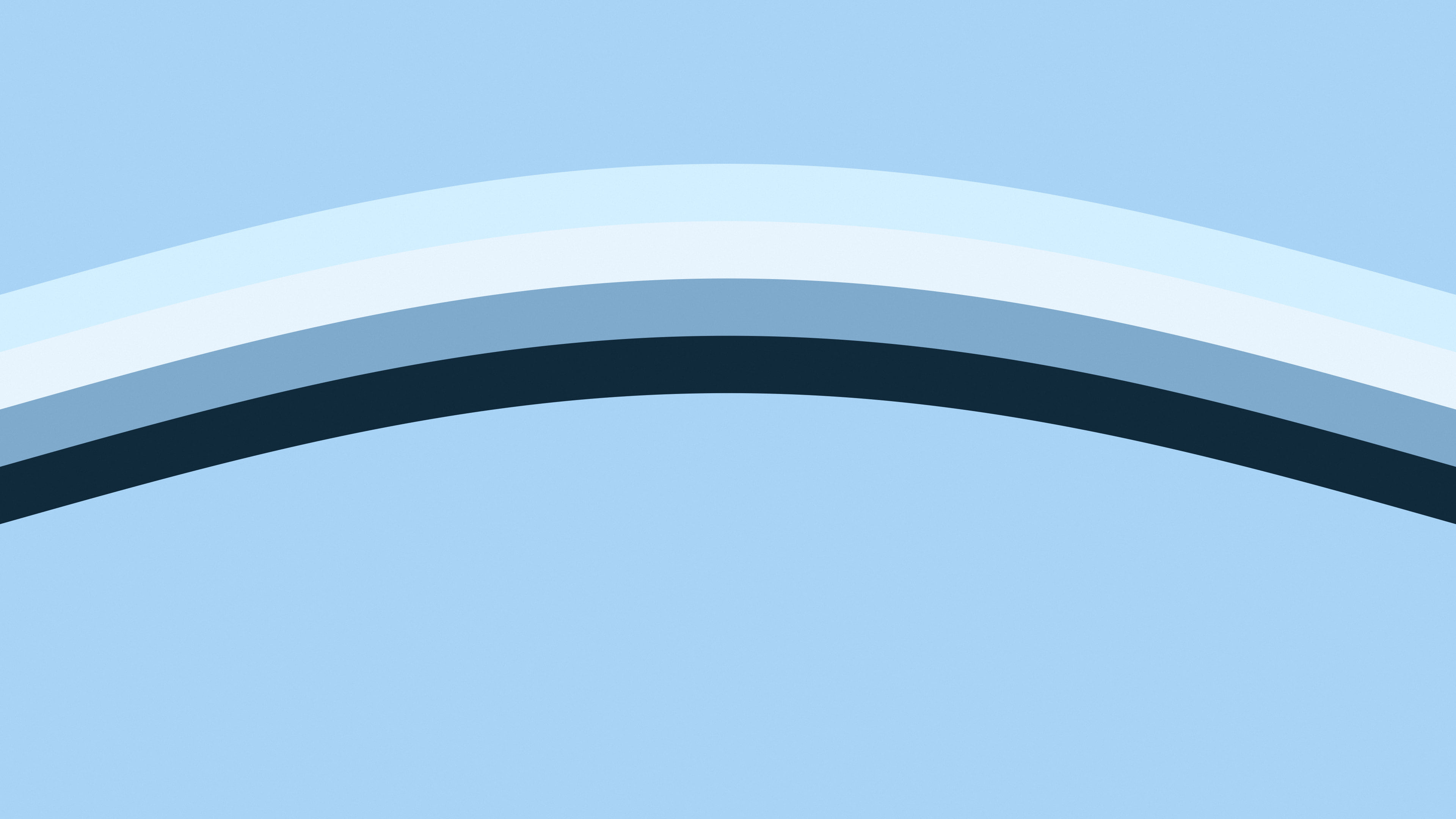 Light Blue Retro Stripe desktop wallpaper in 4K