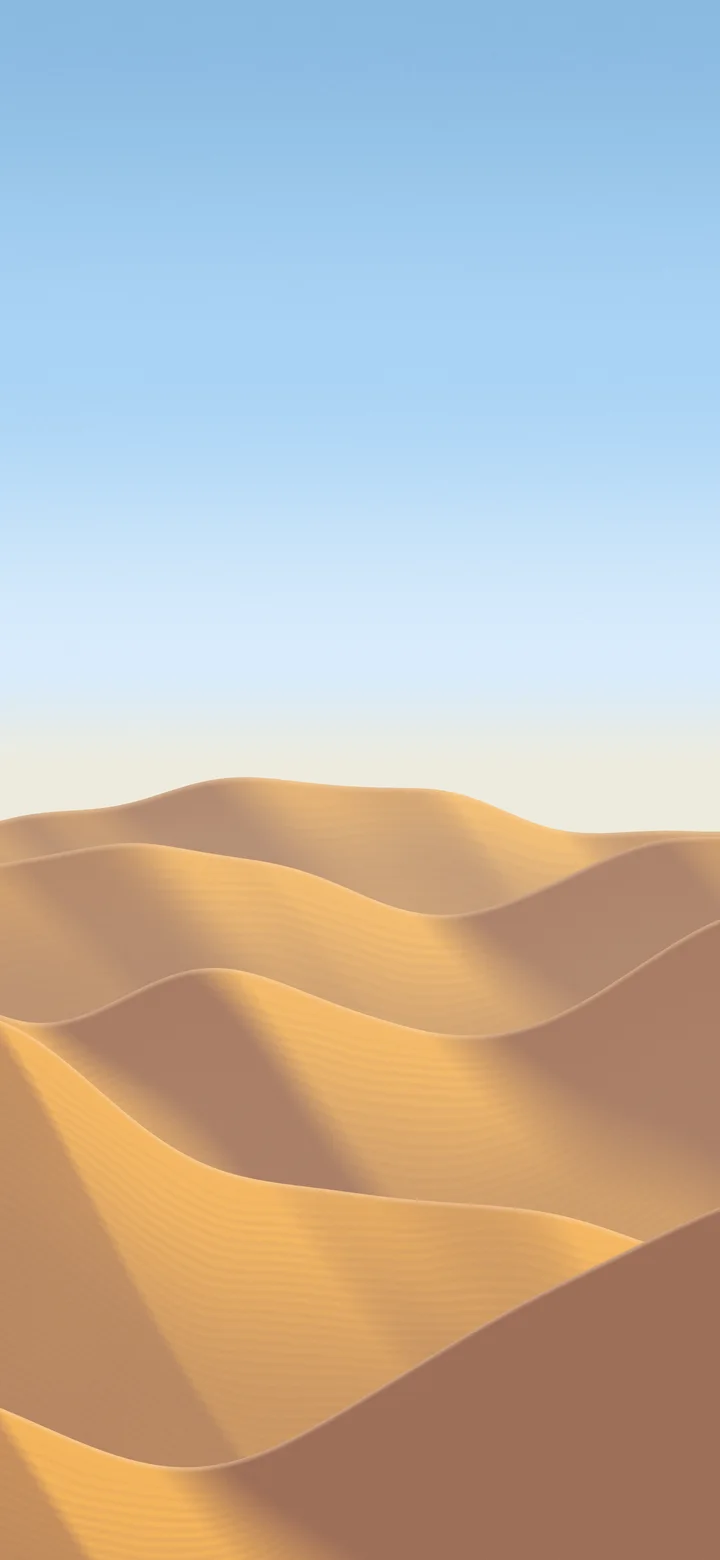 Light Blue Sand Dunes wallpaper for iPhone and Android