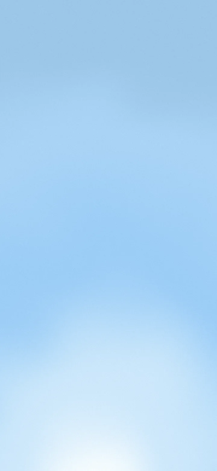 Light Blue Sunrise Aura Gradient wallpaper for iPhone and Android