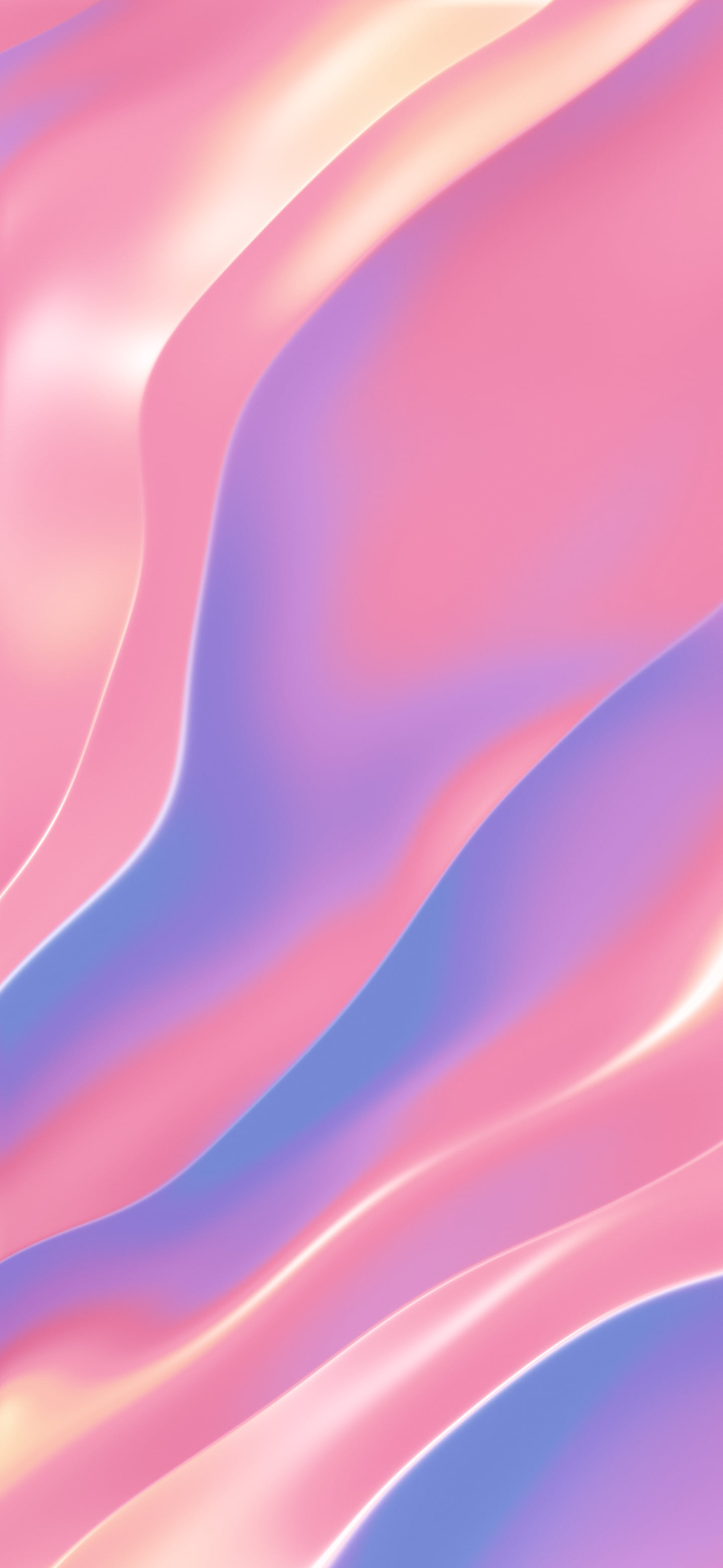 Light Pink Holographic Foil Folds wallpaper for iPhone and Android