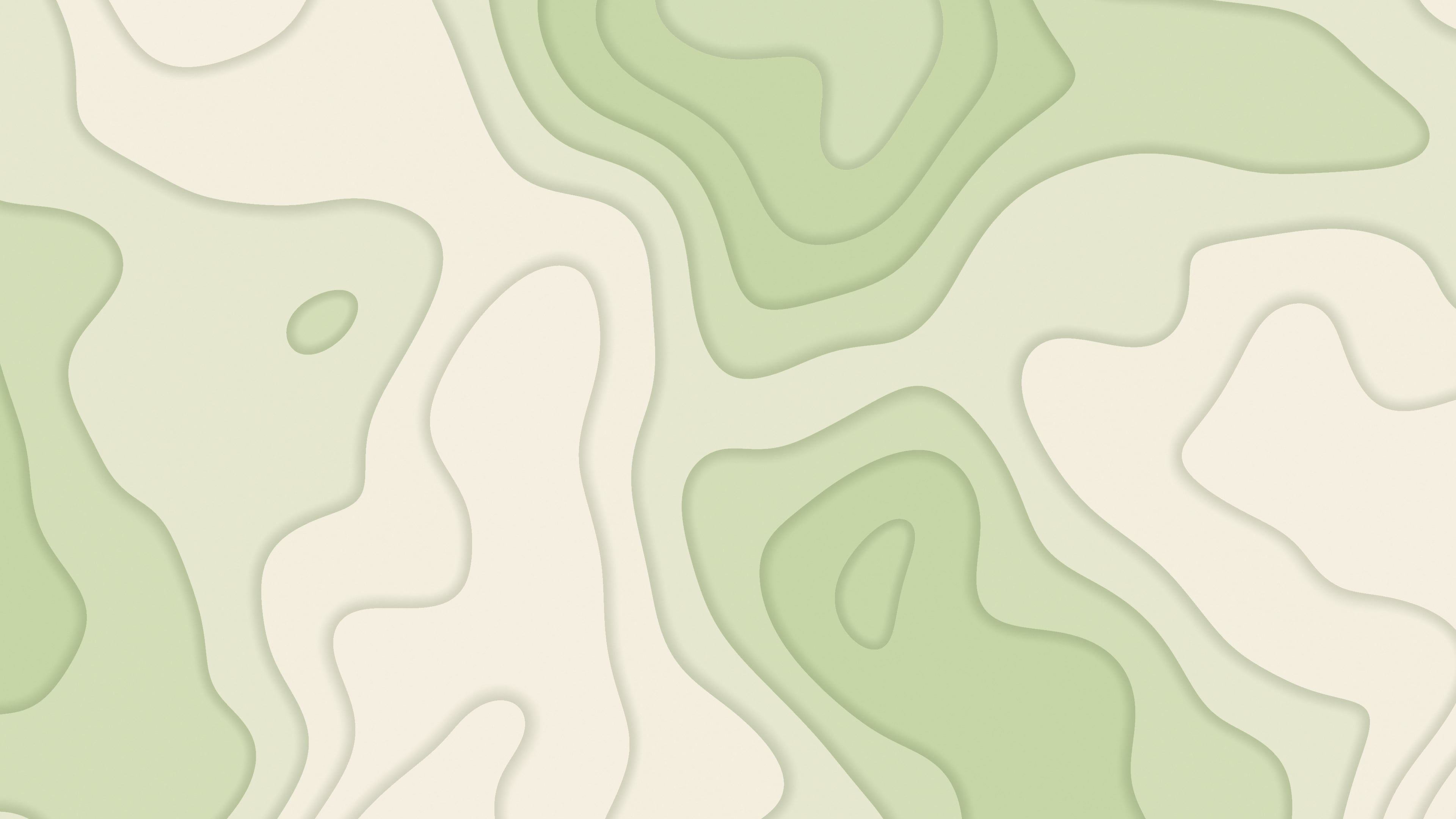 Matcha Layered Topographic desktop wallpaper in 4K