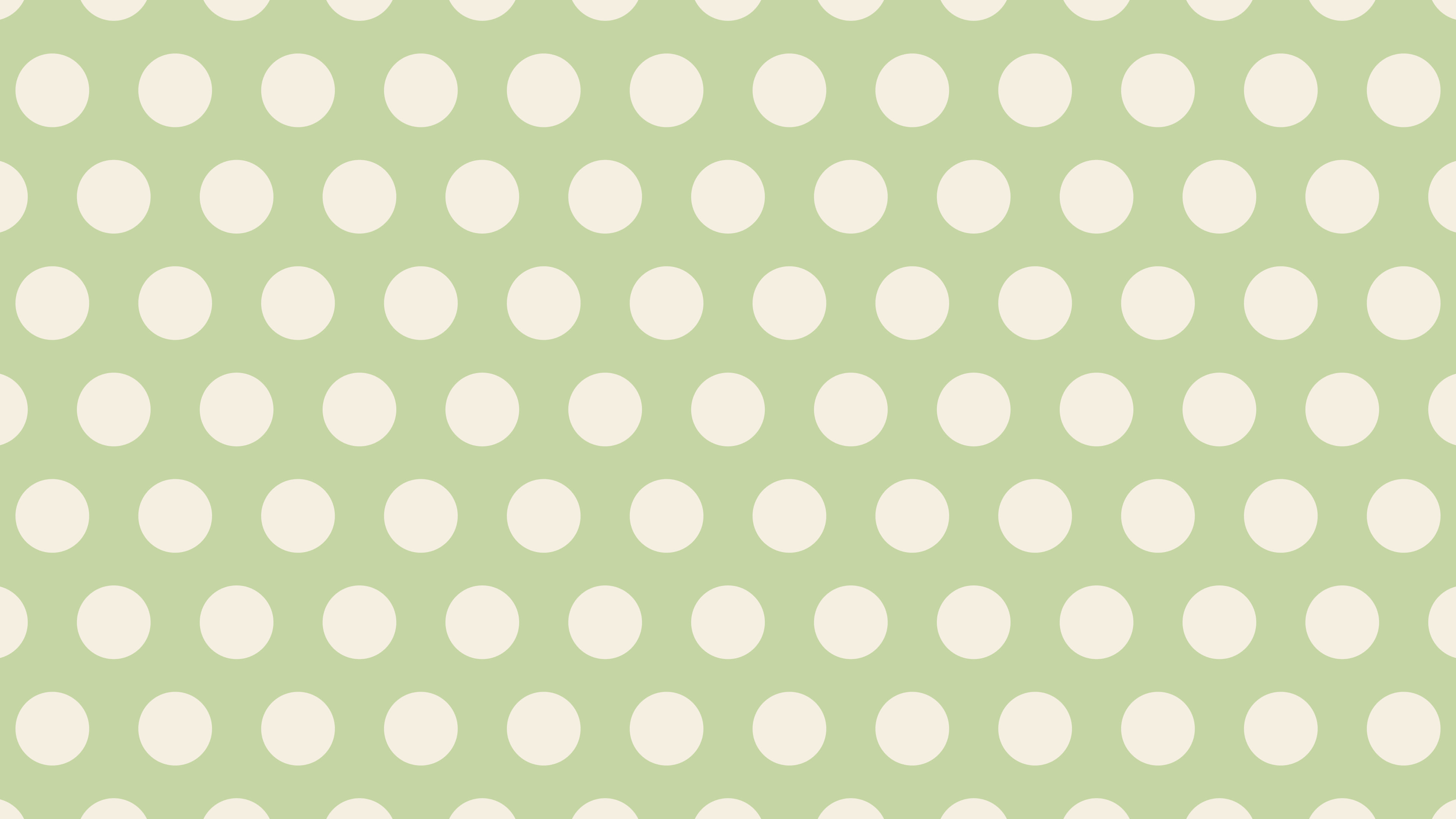 Matcha Polka Dot desktop wallpaper in 4K