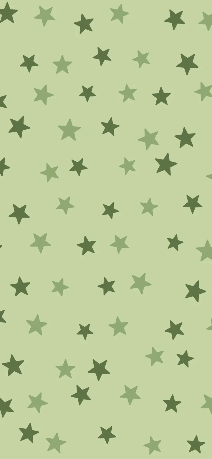 Matcha Star Pattern wallpaper for iPhone and Android