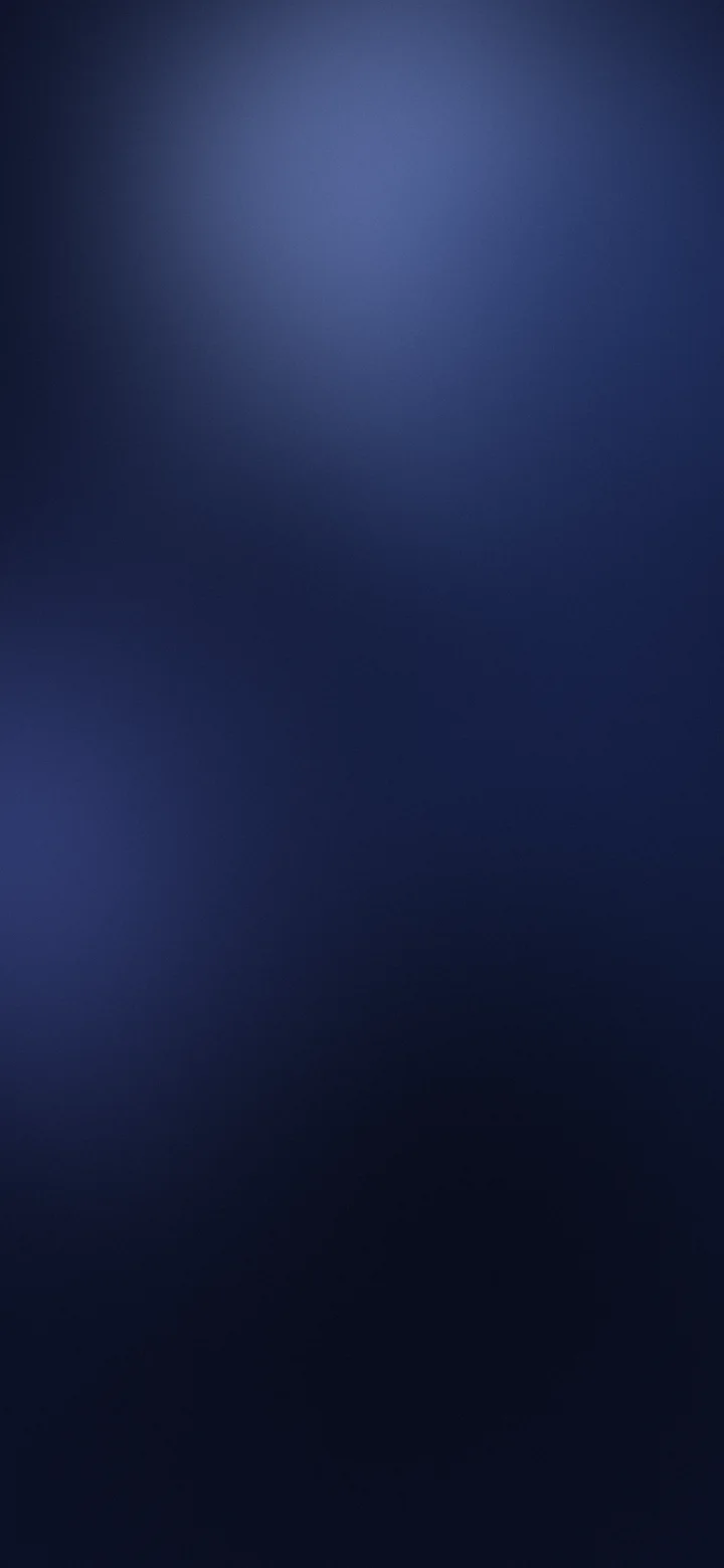 Midnight Blue Dreamy Aura Gradient wallpaper for iPhone and Android