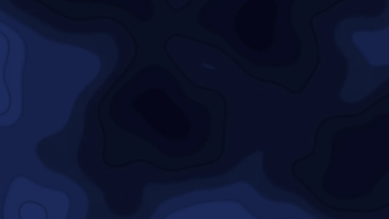 Midnight Blue Layered Topographic desktop wallpaper in 4K