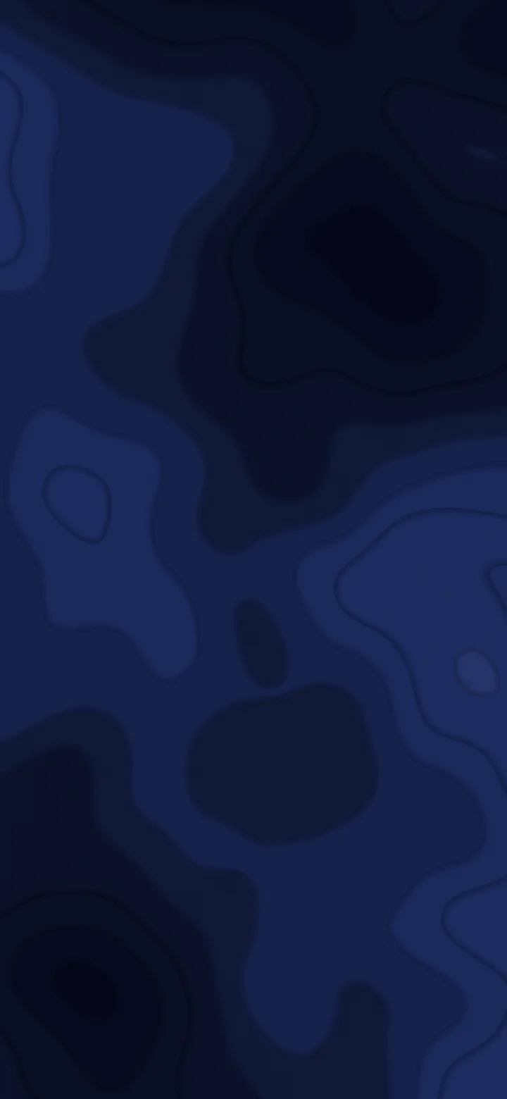 Midnight Blue Layered Topographic wallpaper for iPhone and Android