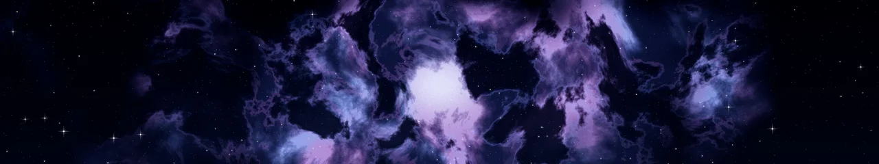 Midnight Blue Nebula triple monitor wallpaper, 7680 × 1440
