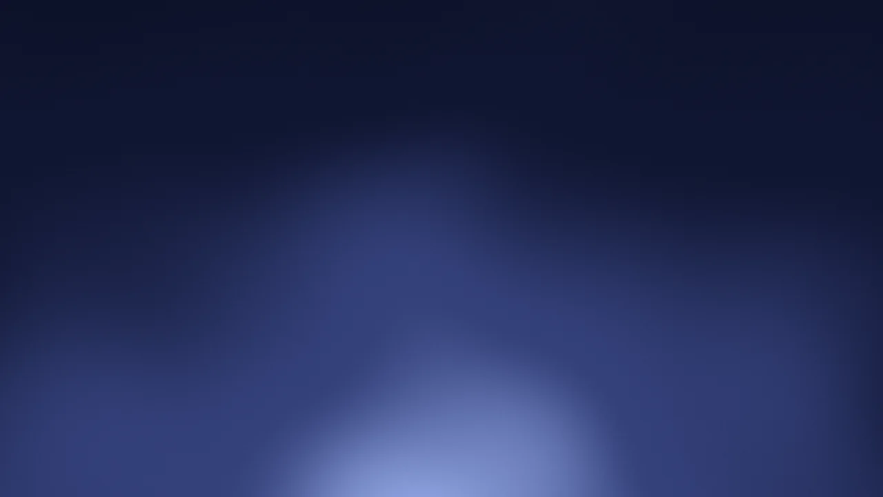 Midnight Blue Sunrise Aura Gradient desktop wallpaper in 4K