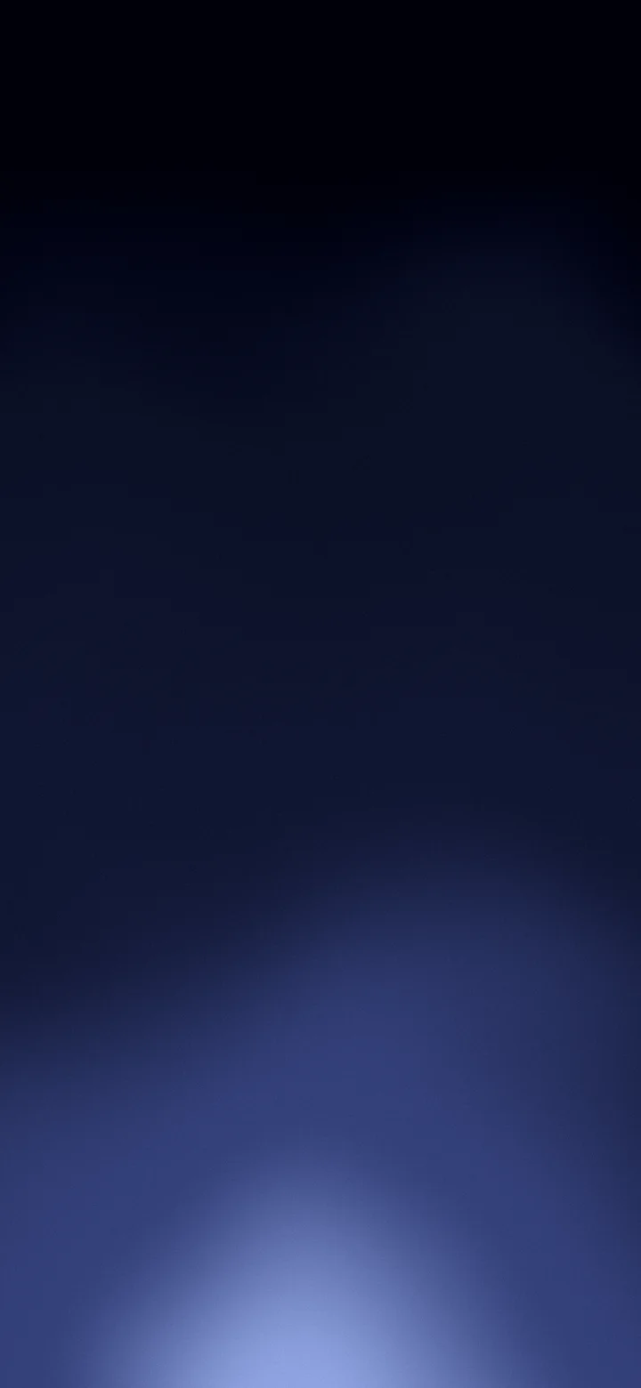 Midnight Blue Sunrise Aura Gradient wallpaper for iPhone and Android