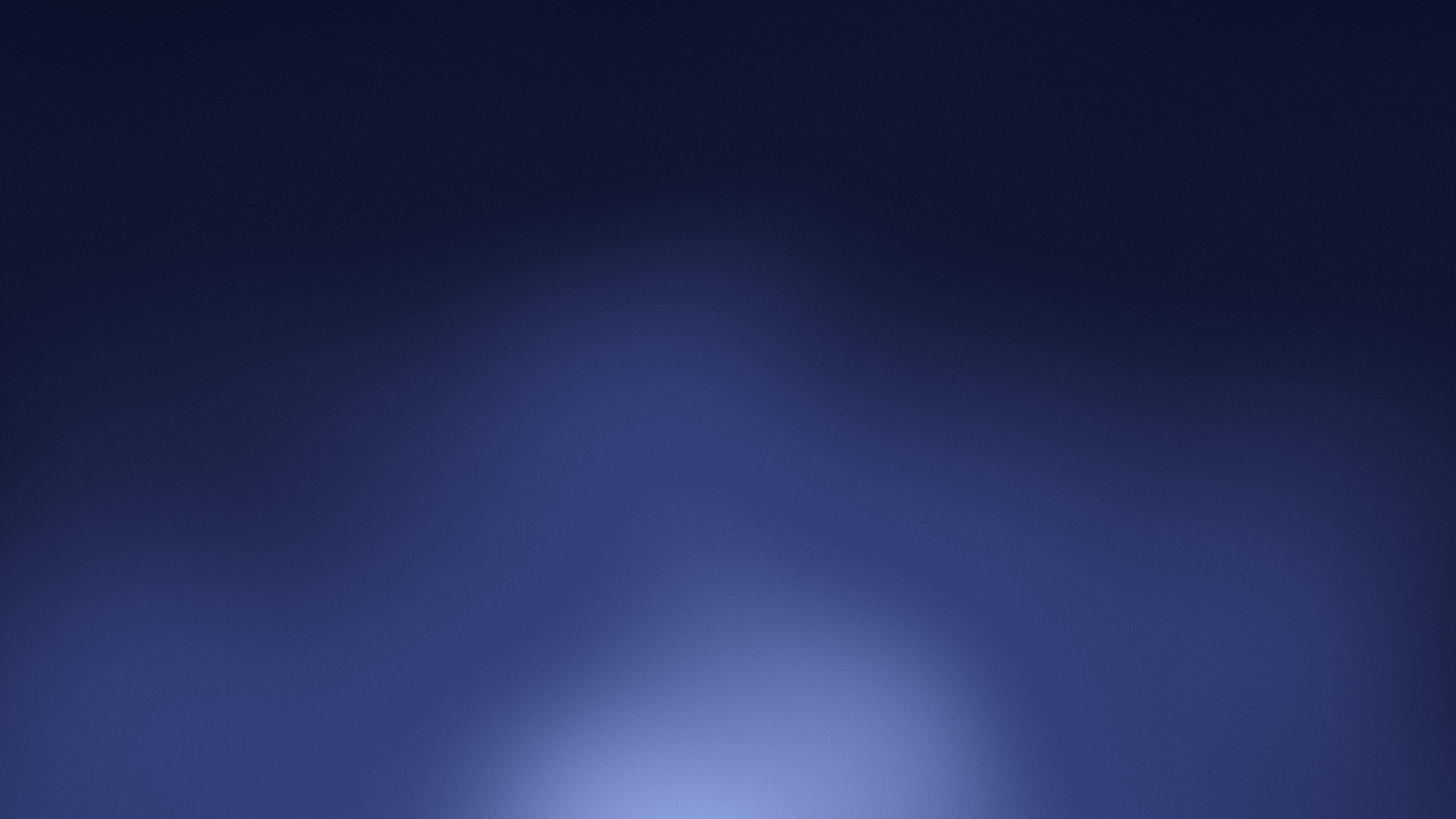 Midnight Blue Sunrise Aura Gradient desktop wallpaper in 4K