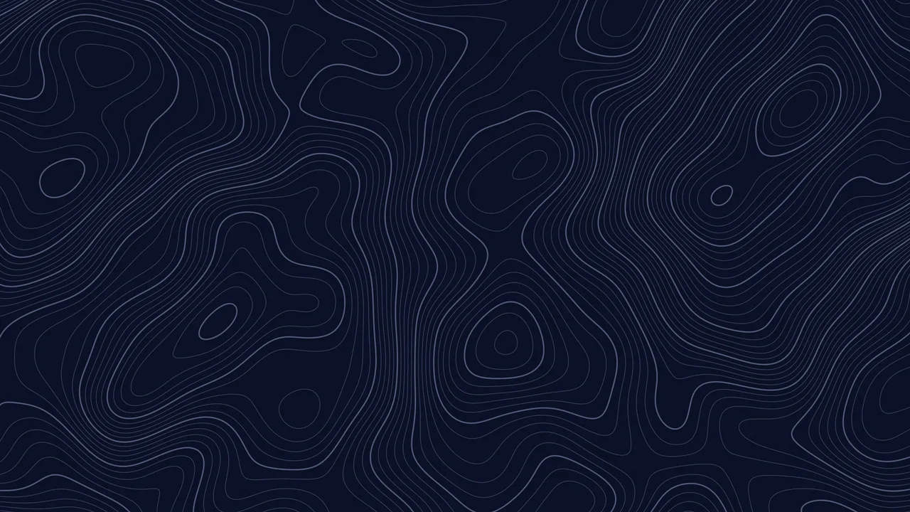 Midnight Blue Topographic Line desktop wallpaper in 4K