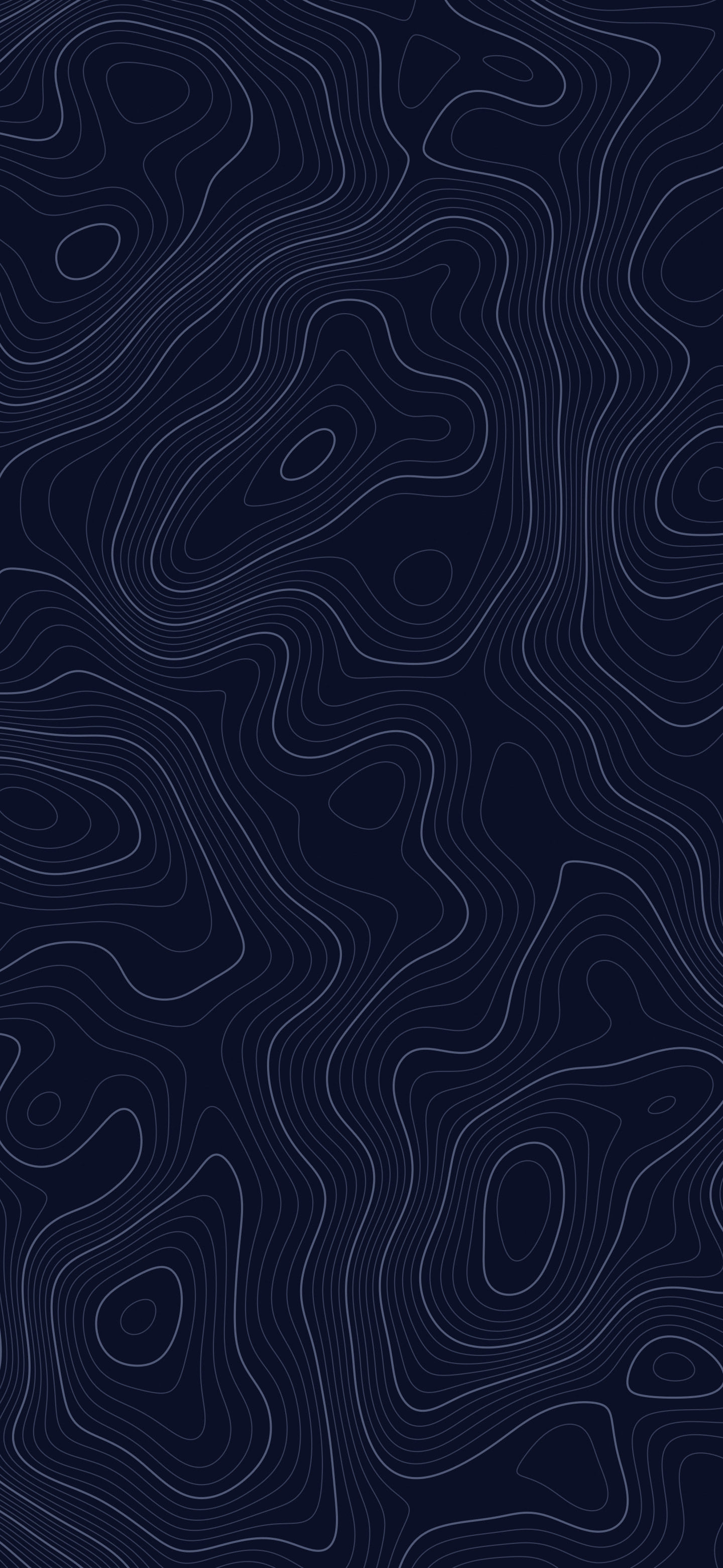 Midnight Blue Topographic Line wallpaper for iPhone and Android