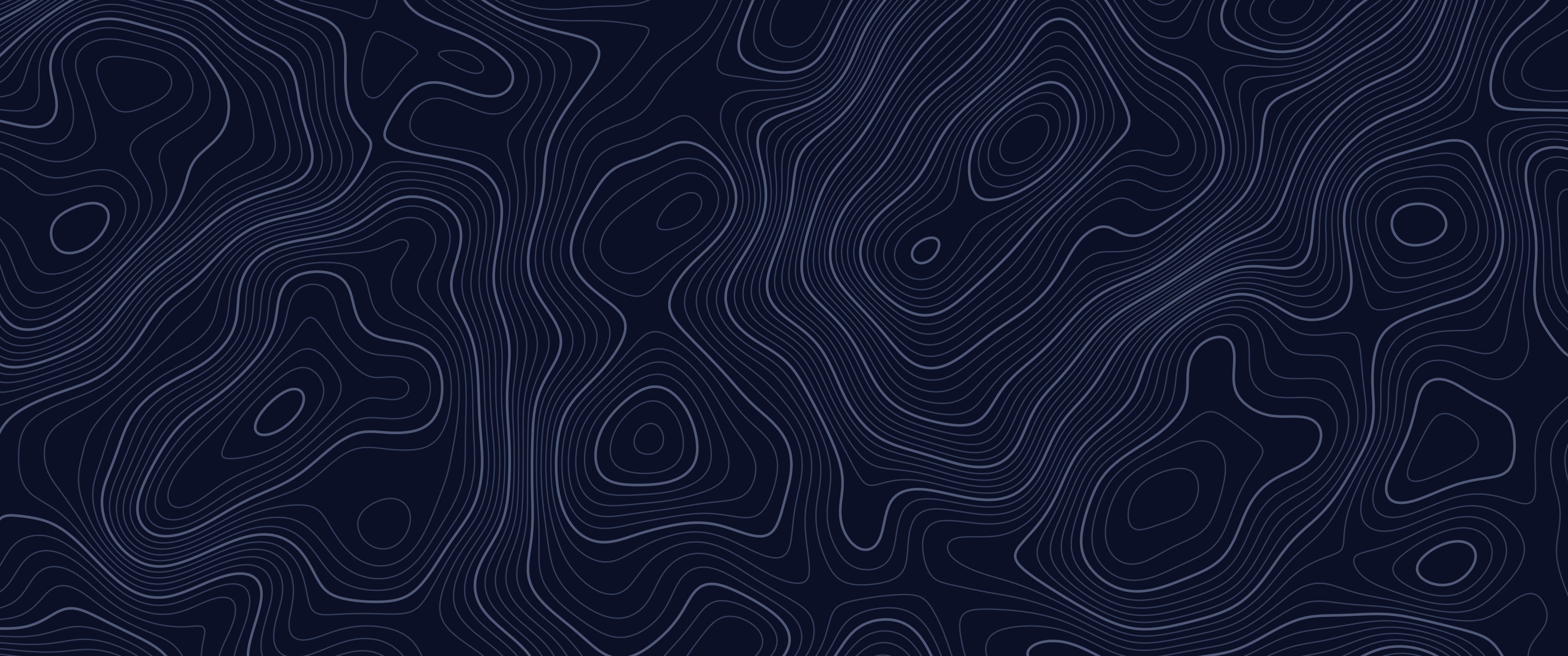 Midnight Blue Topographic Line ultrawide wallpaper, 3440 × 1440