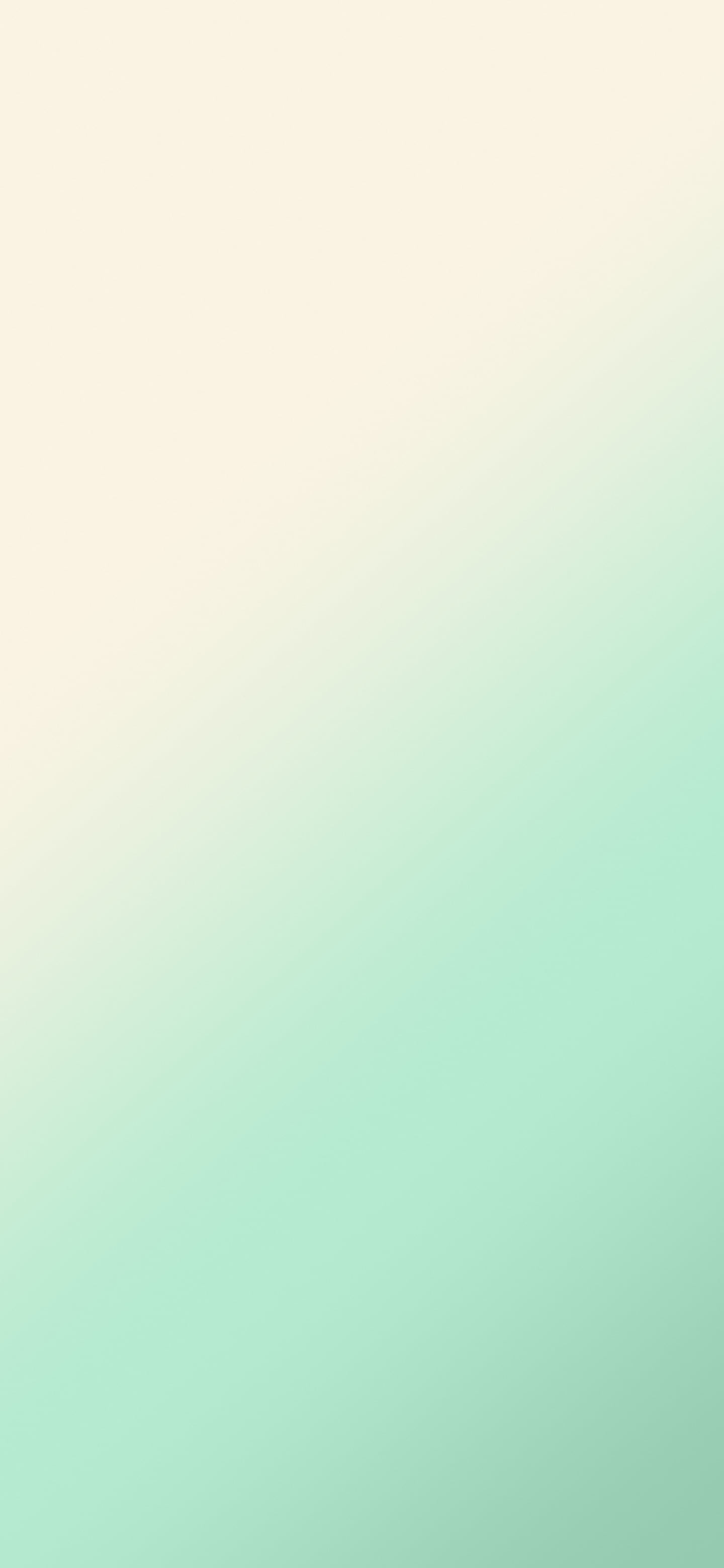 Mint and Cream Diagonal Ombre Gradient wallpaper for iPhone and Android