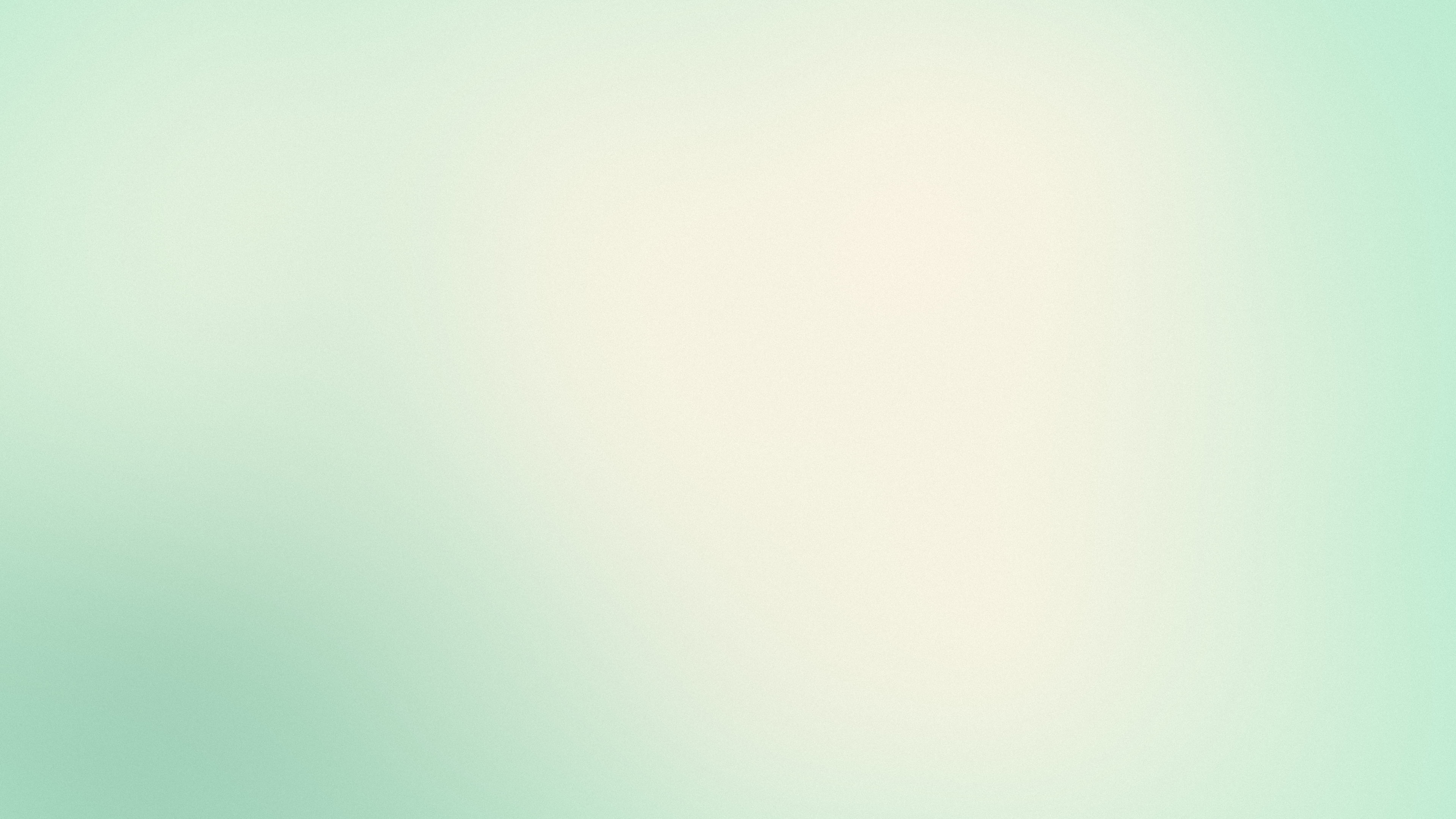 Mint and Cream Dreamy Aura Gradient desktop wallpaper in 4K