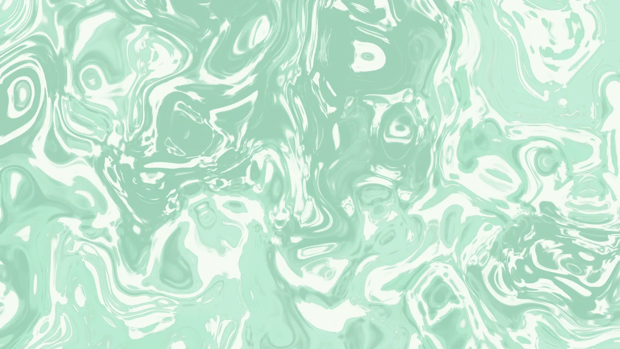 Mint and Cream Liquid Marble desktop wallpaper in 4K