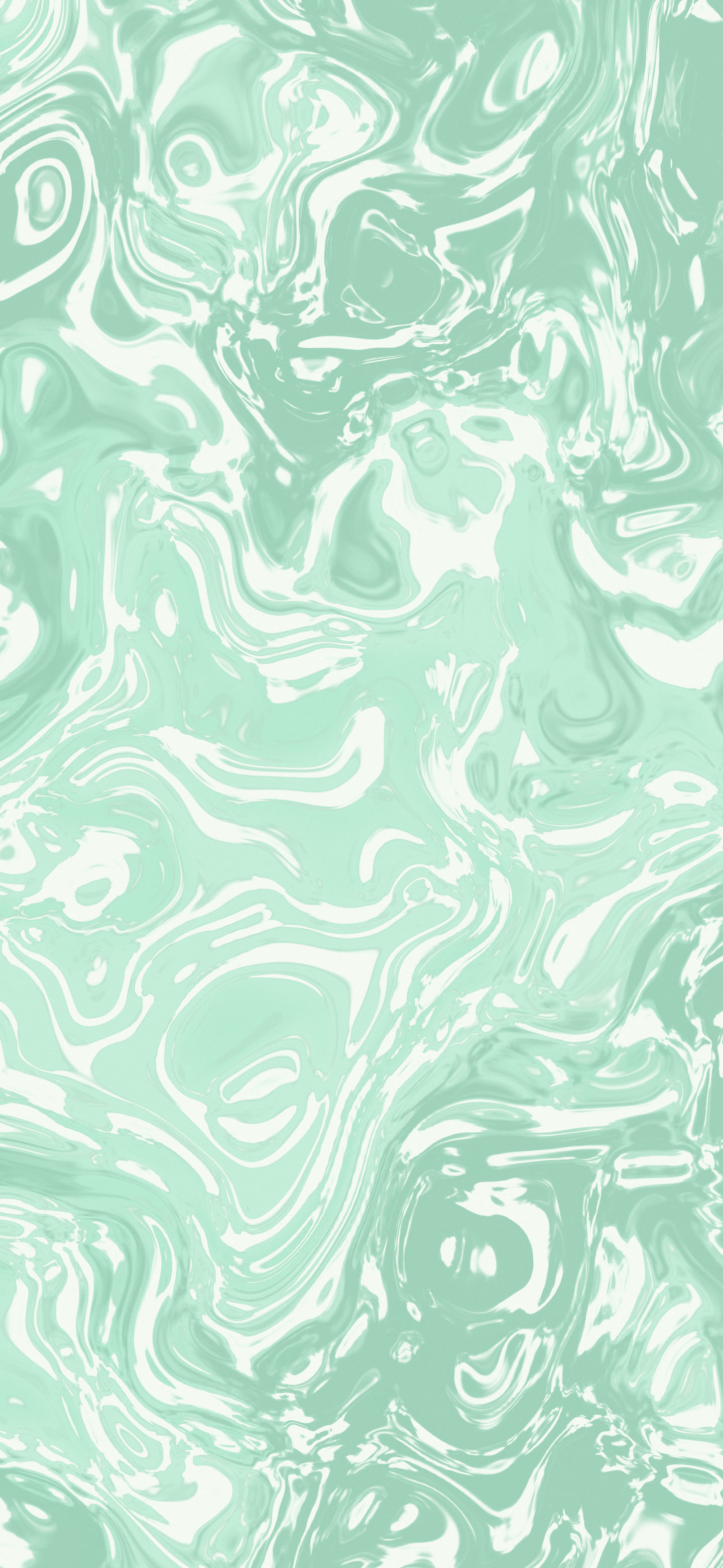 Mint and Cream Liquid Marble wallpaper for iPhone and Android