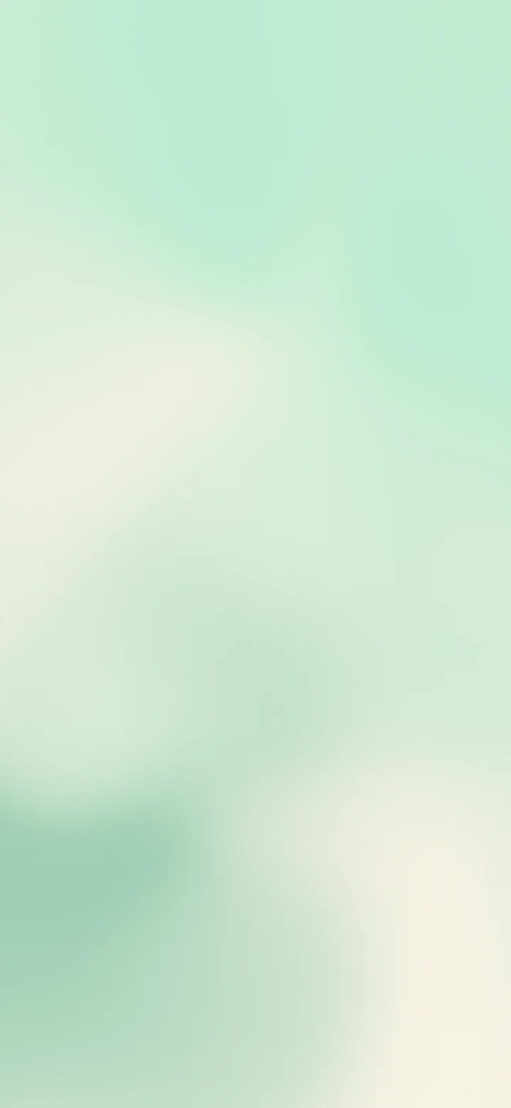 Mint and Cream Mesh Gradient wallpaper for iPhone and Android