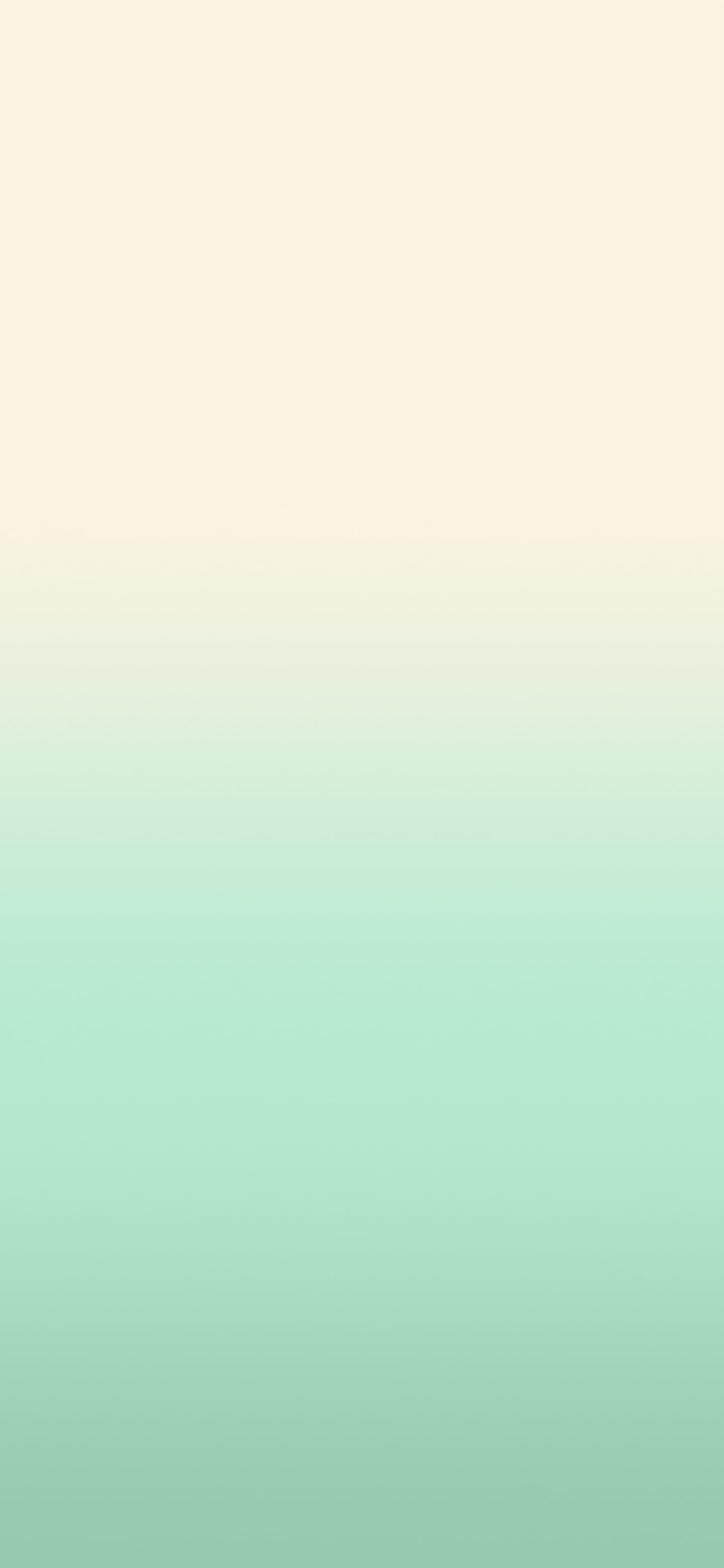Mint and Cream Ombre Gradient wallpaper for iPhone and Android