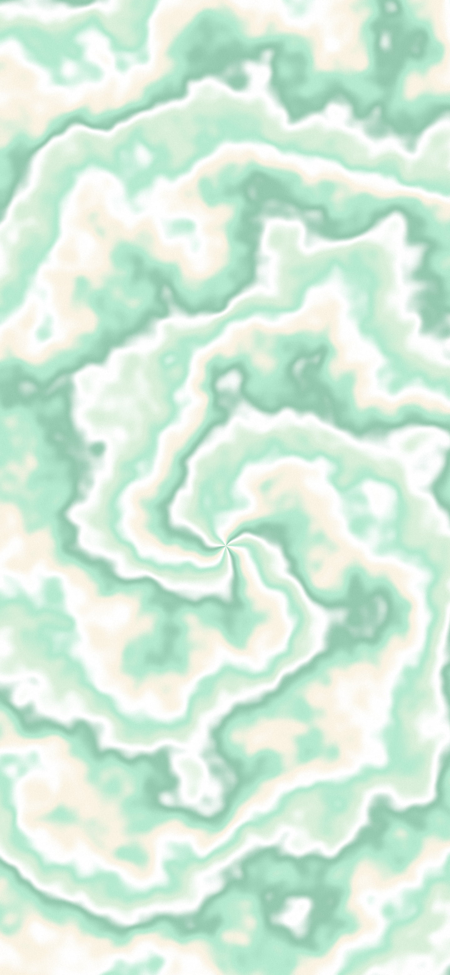Mint and Cream Spiral Tie Dye wallpaper for iPhone and Android