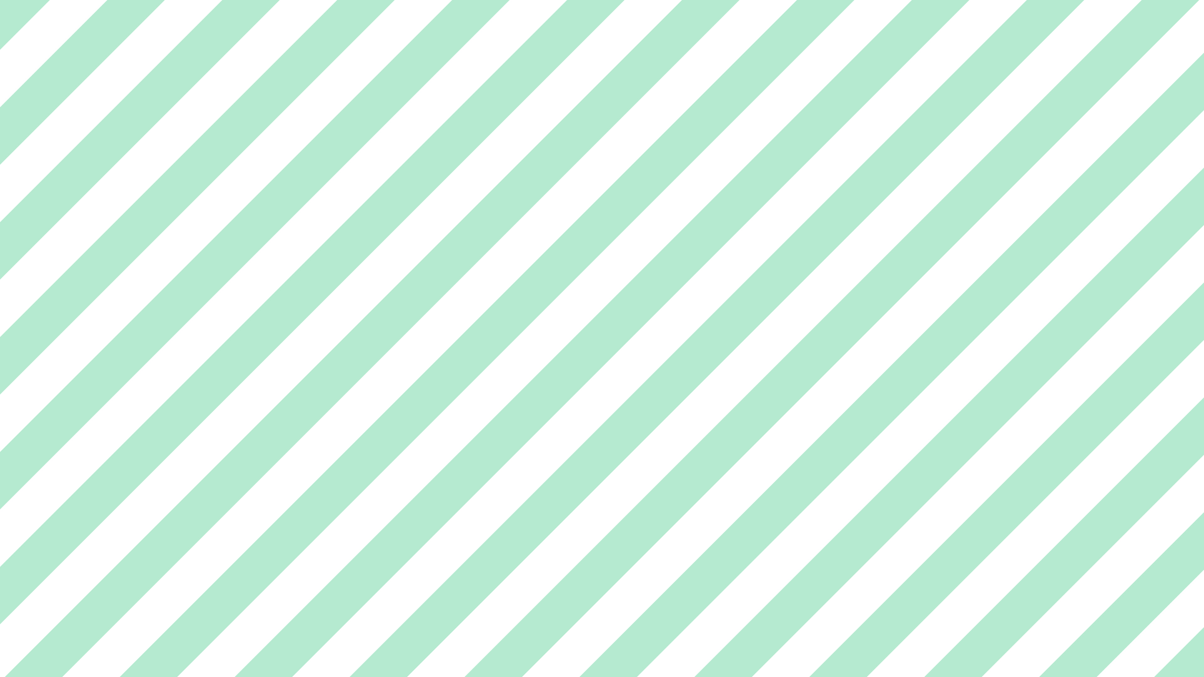 Mint Diagonal Striped desktop wallpaper in 4K