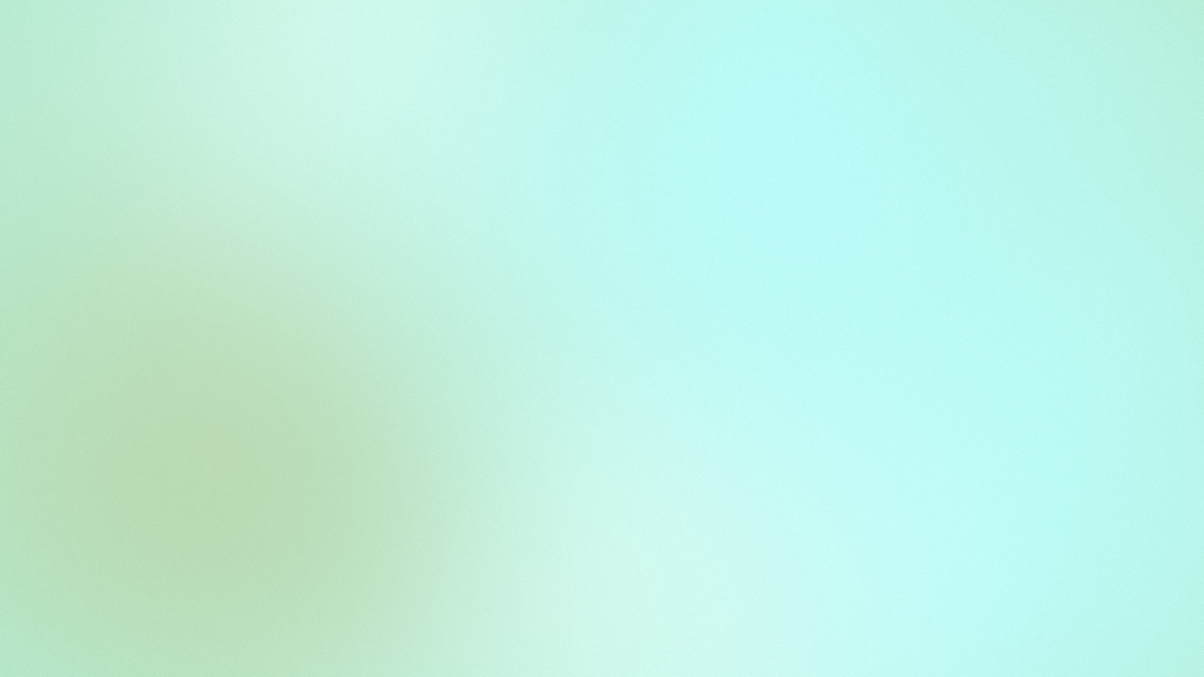 Mint Dreamy Aura Gradient desktop wallpaper in 4K