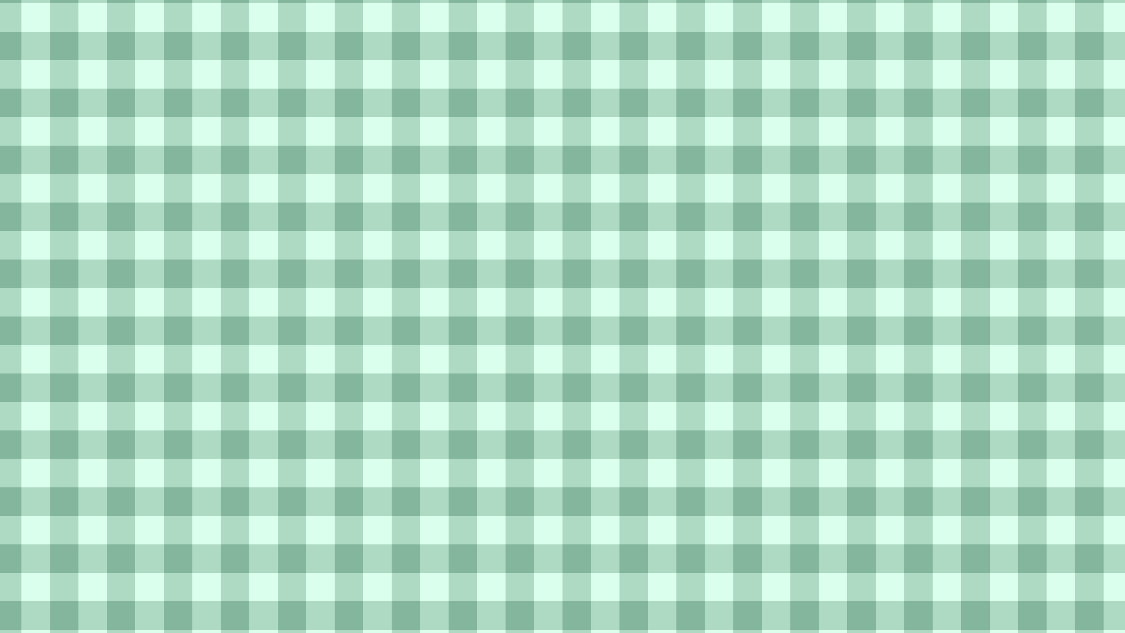 Mint Mini Gingham desktop wallpaper in 4K