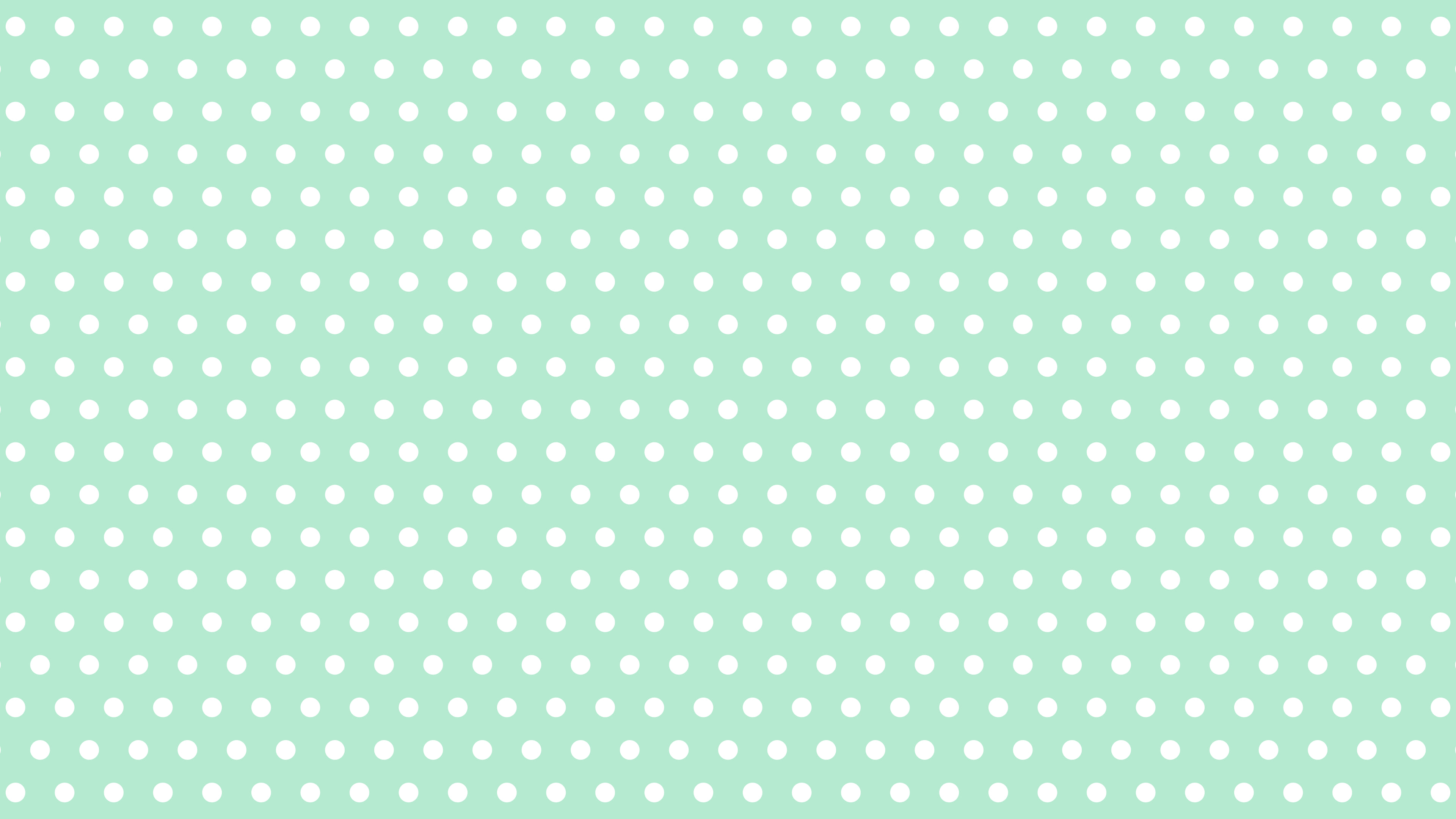 Mint Mini Polka Dot desktop wallpaper in 4K