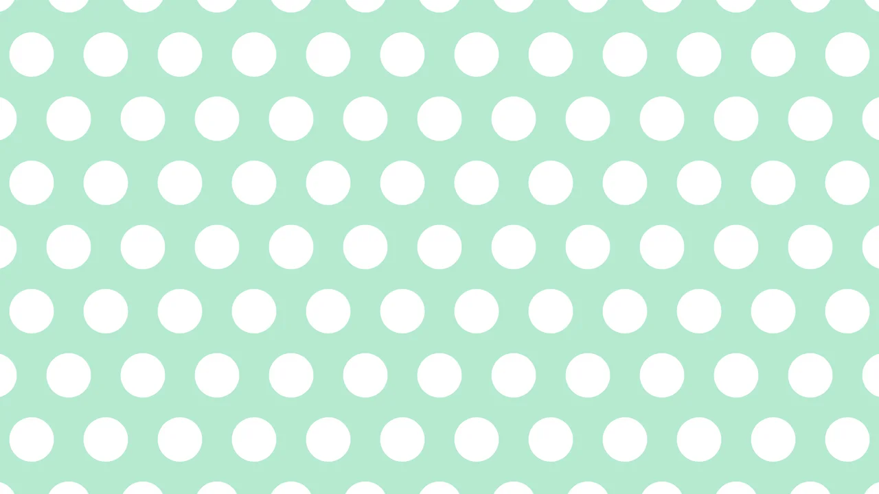 Mint Polka Dot desktop wallpaper in 4K