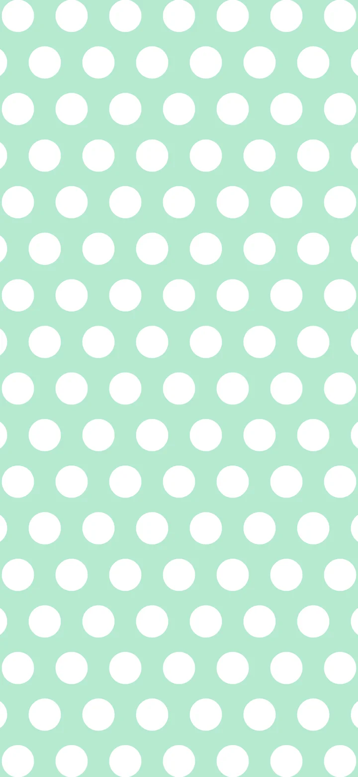 Mint Polka Dot wallpaper for iPhone and Android
