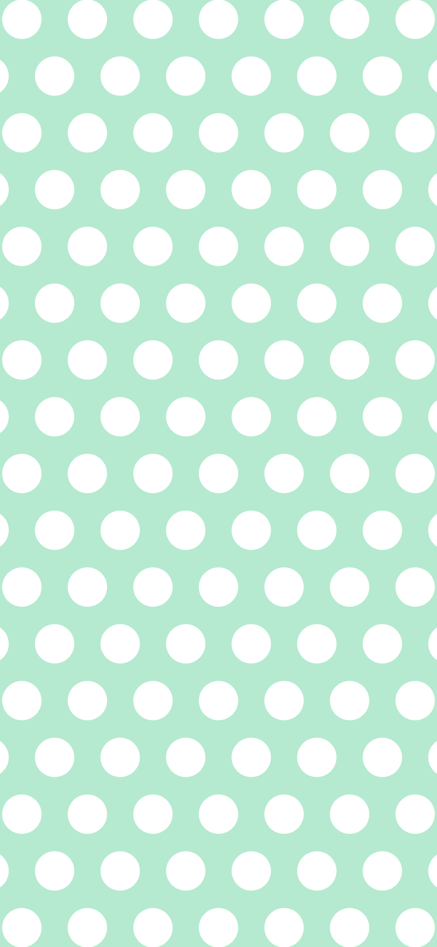 Mint Polka Dot wallpaper for iPhone and Android