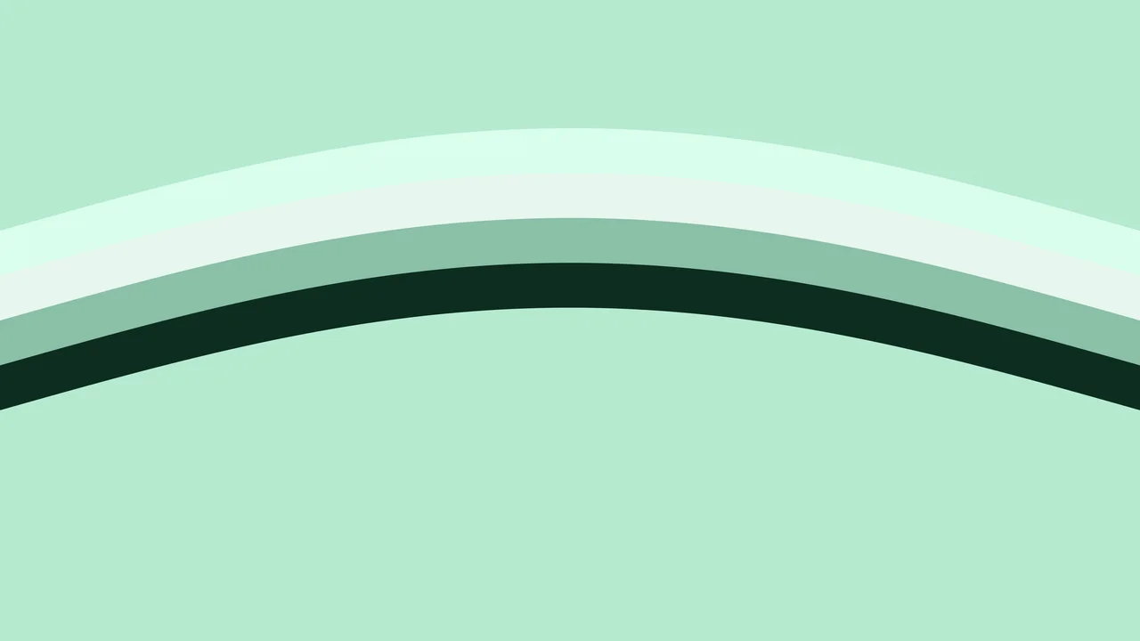 Mint Retro Stripe desktop wallpaper in 4K