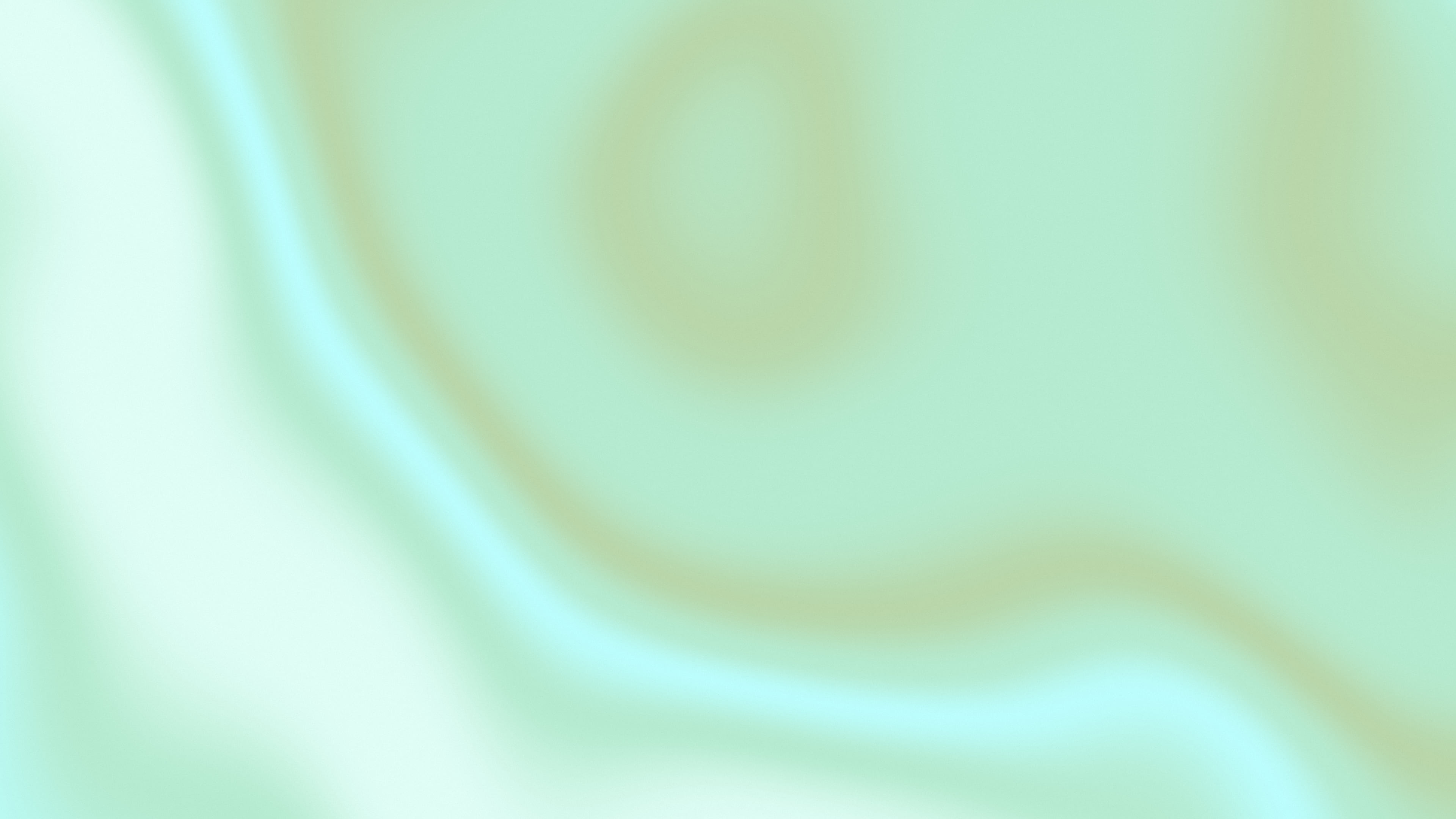 Mint Silky Gradient desktop wallpaper in 4K