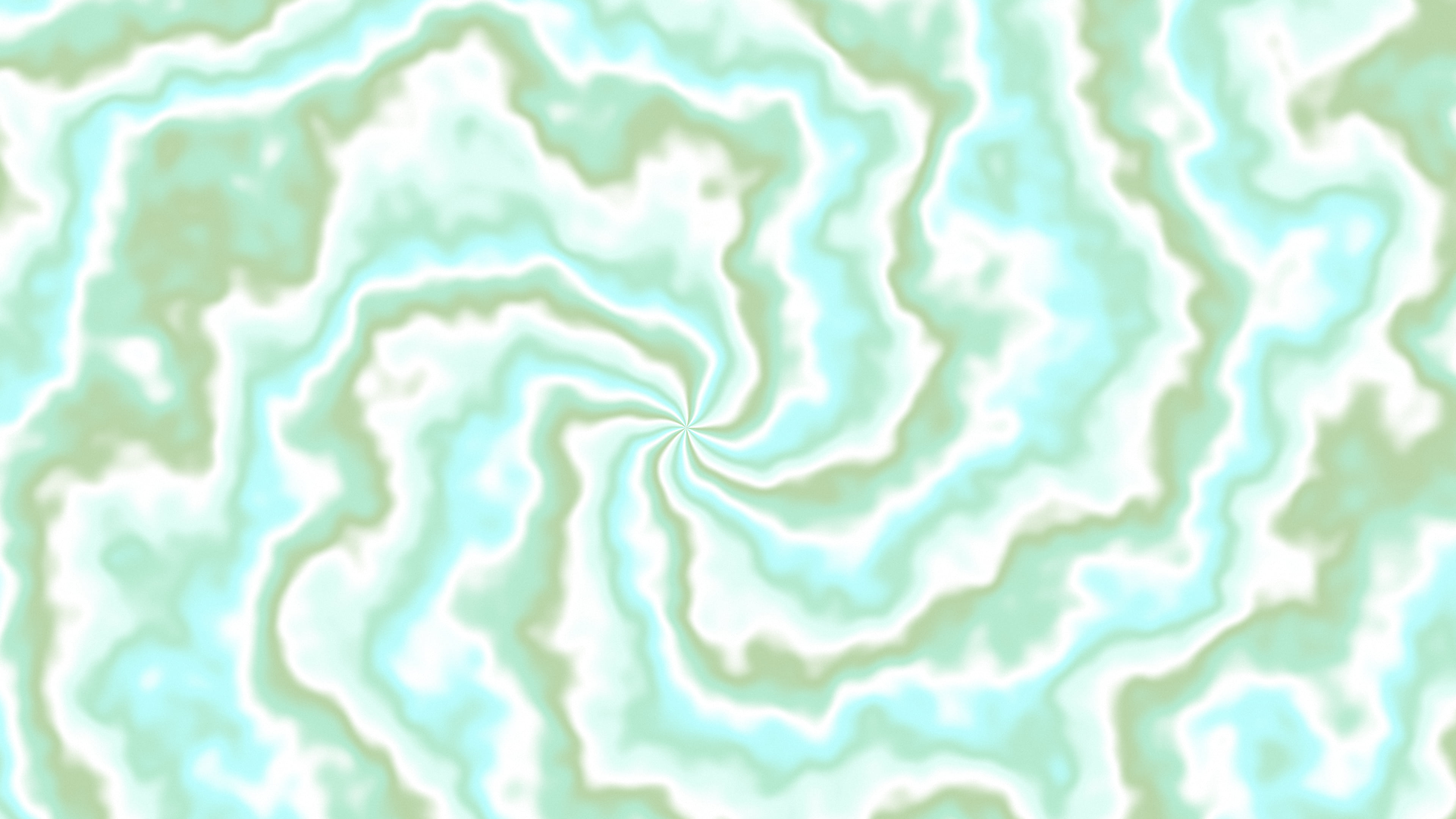Mint Spiral Tie Dye desktop wallpaper in 4K