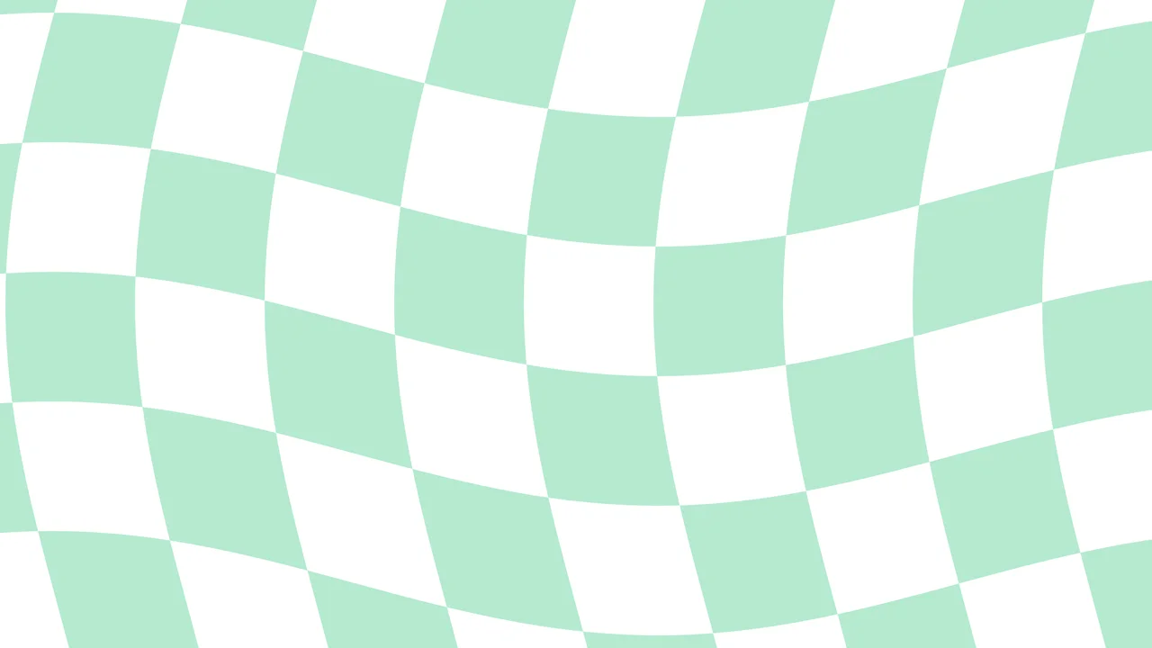 Mint Wavy Checkered desktop wallpaper in 4K
