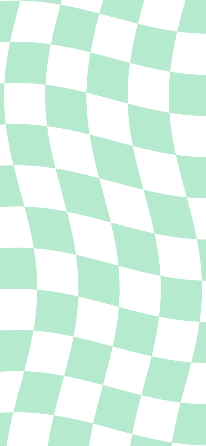 Mint Wavy Checkered wallpaper for iPhone and Android