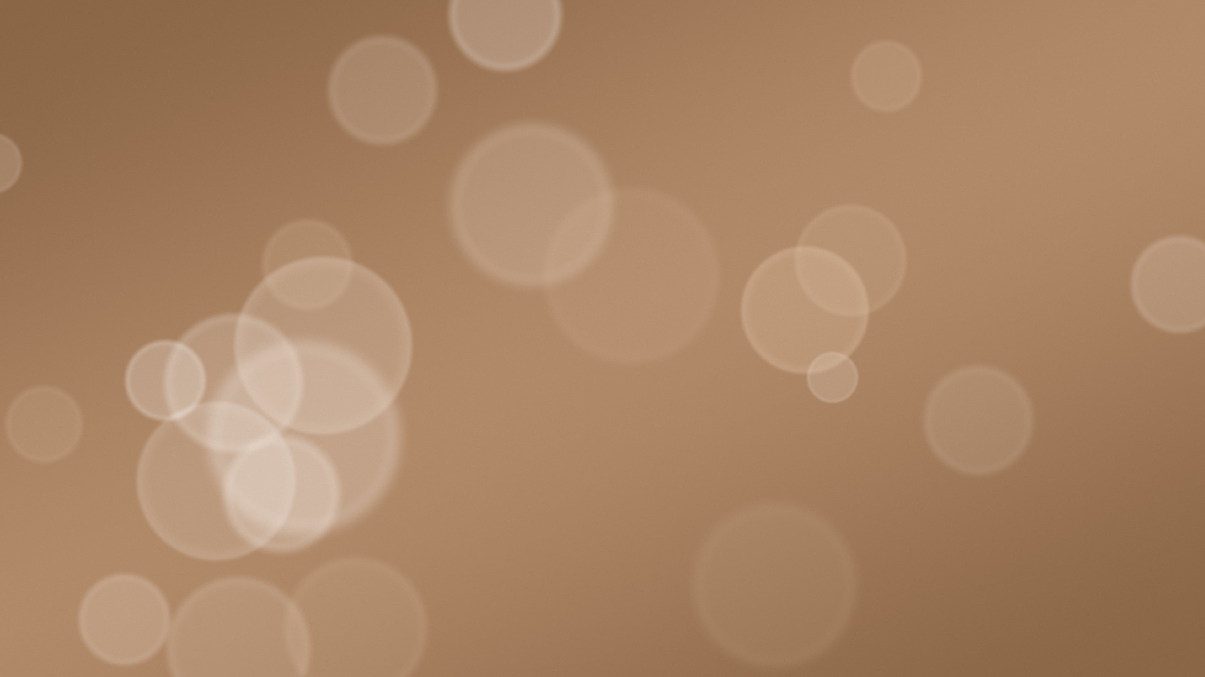 Mocha Bokeh Lights desktop wallpaper in 4K