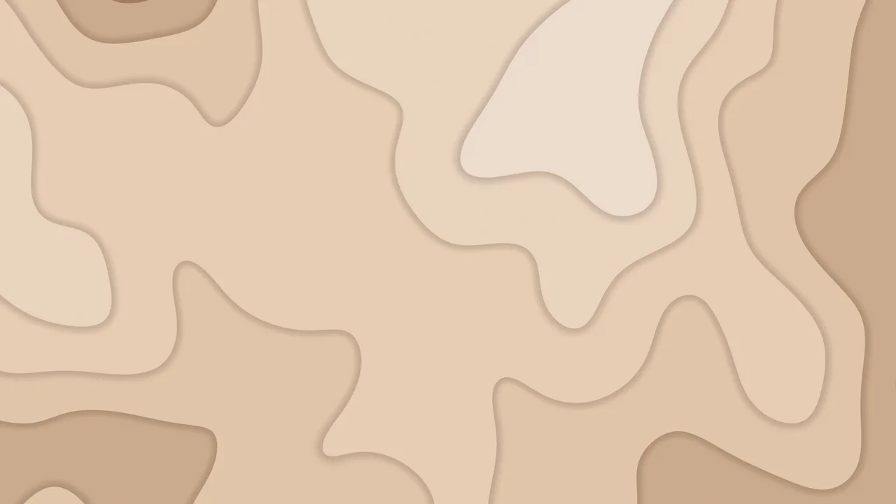 Mocha Layered Topographic desktop wallpaper in 4K