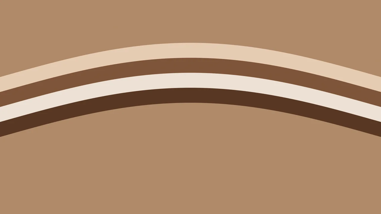 Mocha Retro Stripe desktop wallpaper in 4K