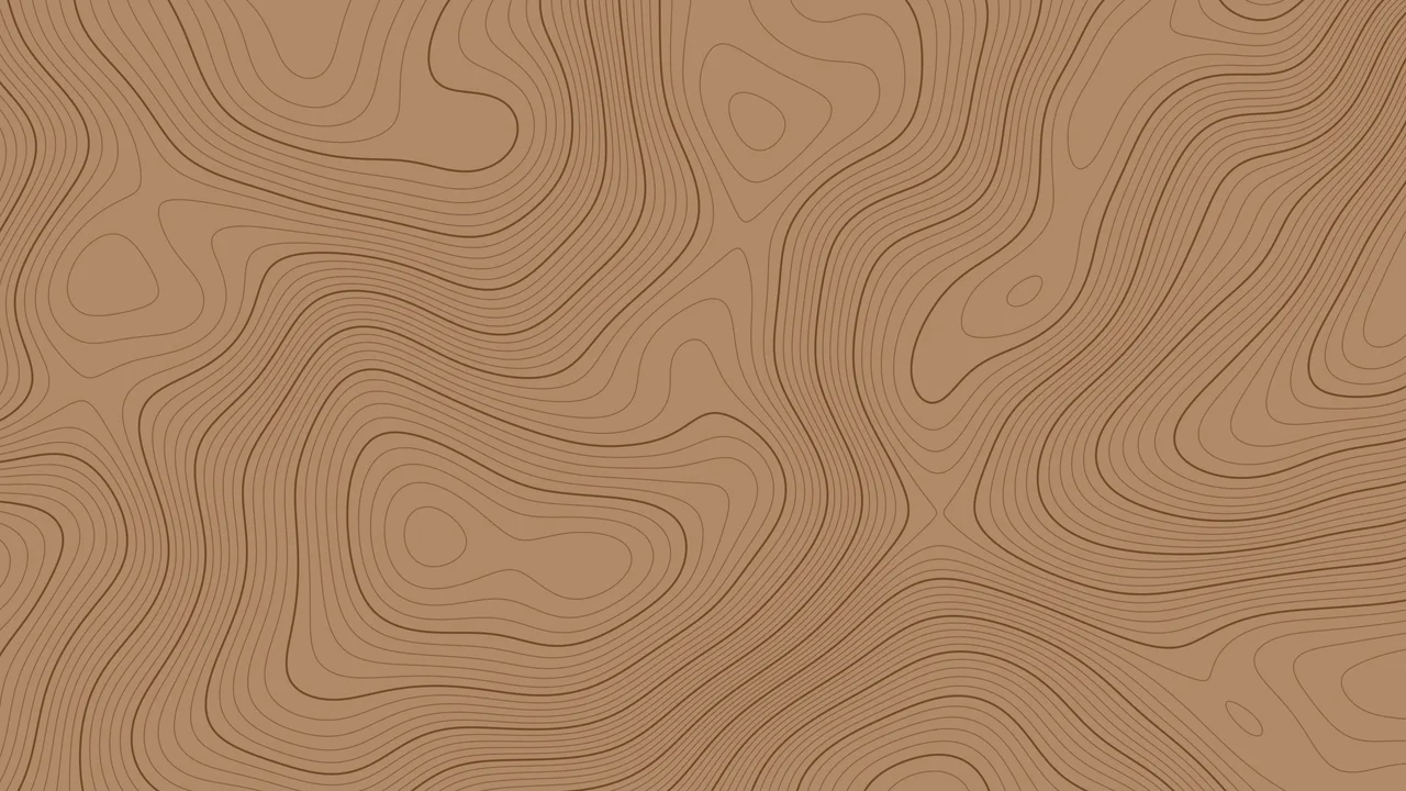 Mocha Topographic Line desktop wallpaper in 4K