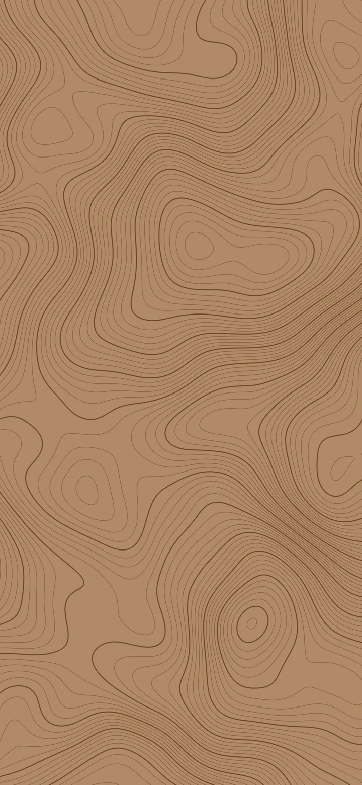 Mocha Topographic Line wallpaper for iPhone and Android