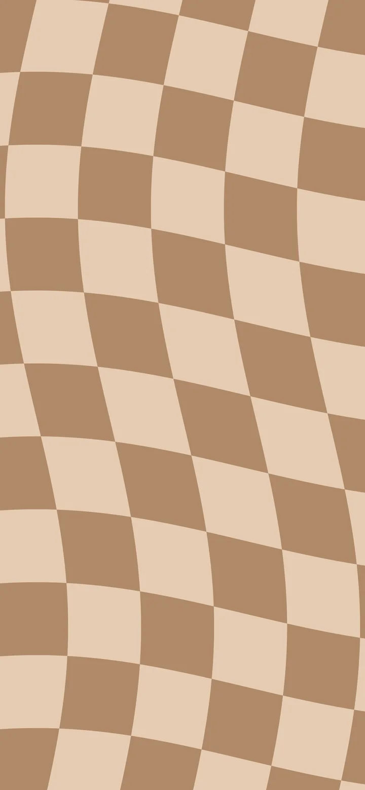 Mocha Wavy Checkered wallpaper for iPhone and Android