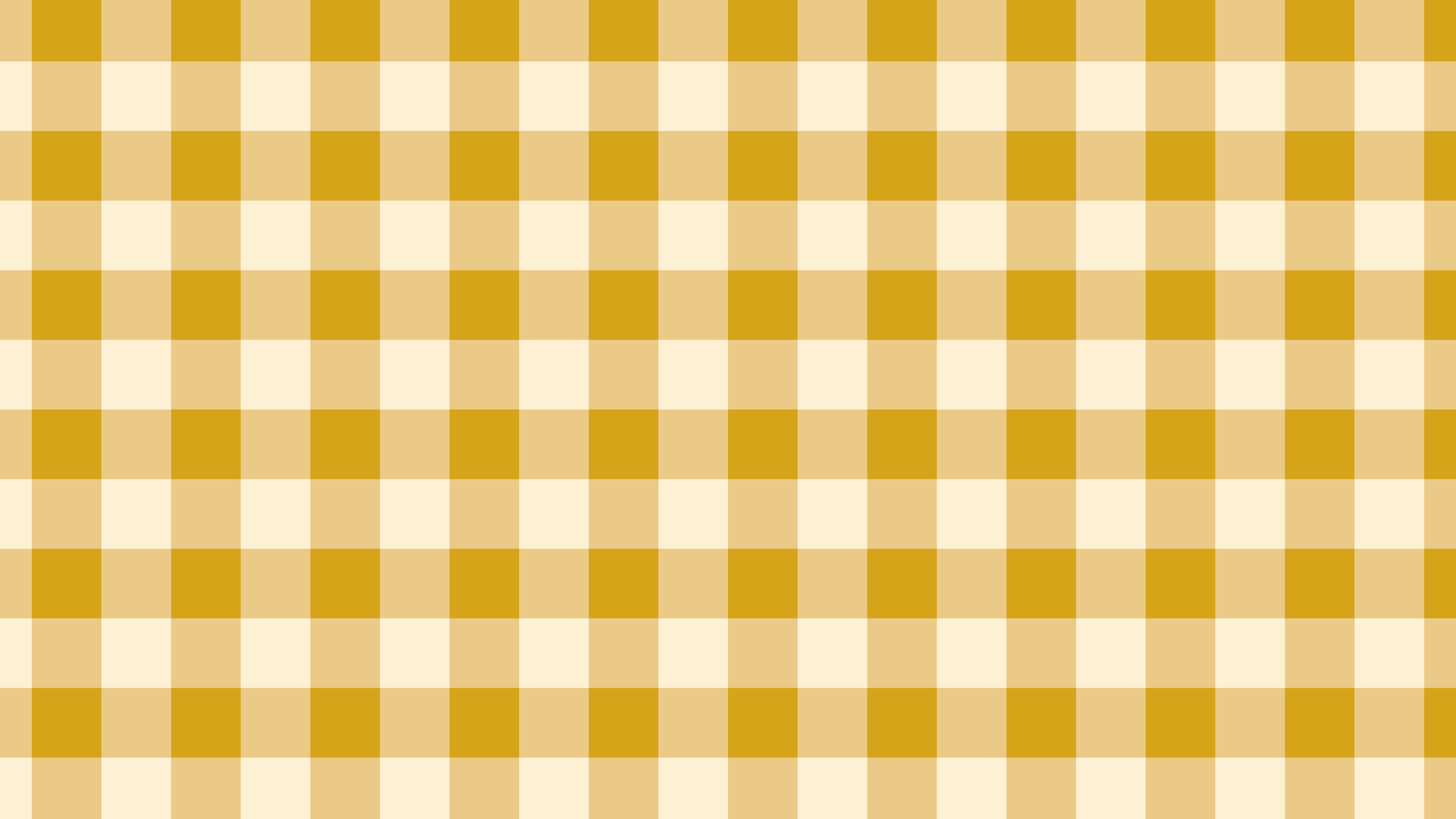 Mustard Gingham desktop wallpaper in 4K