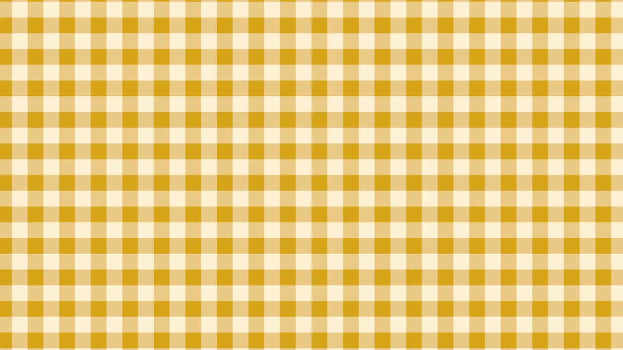 Mustard Mini Gingham desktop wallpaper in 4K