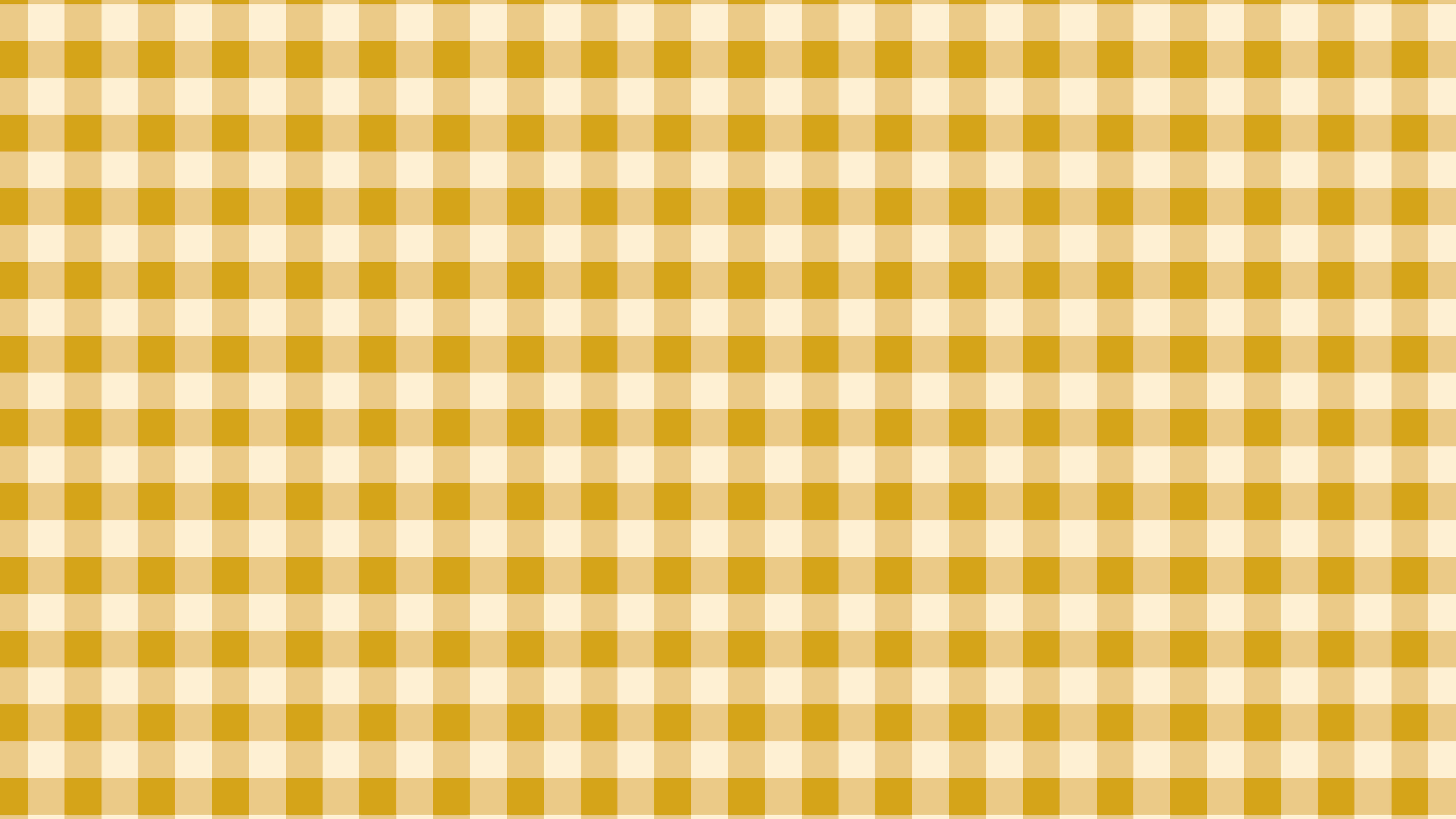 Mustard Mini Gingham desktop wallpaper in 4K