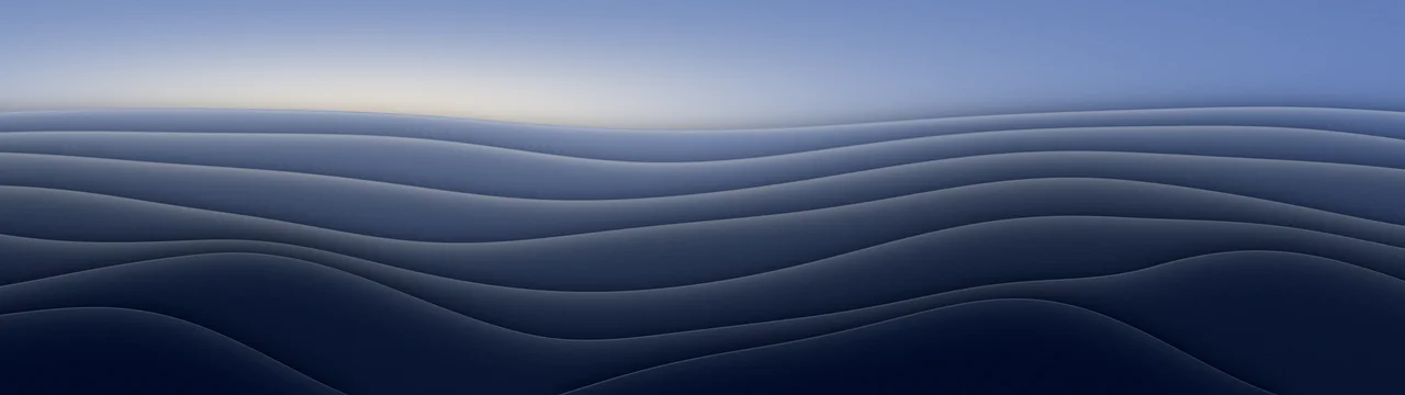 Navy 3D Paper Cut Abstract Layers dual monitor wallpaper, 7680 × 2160