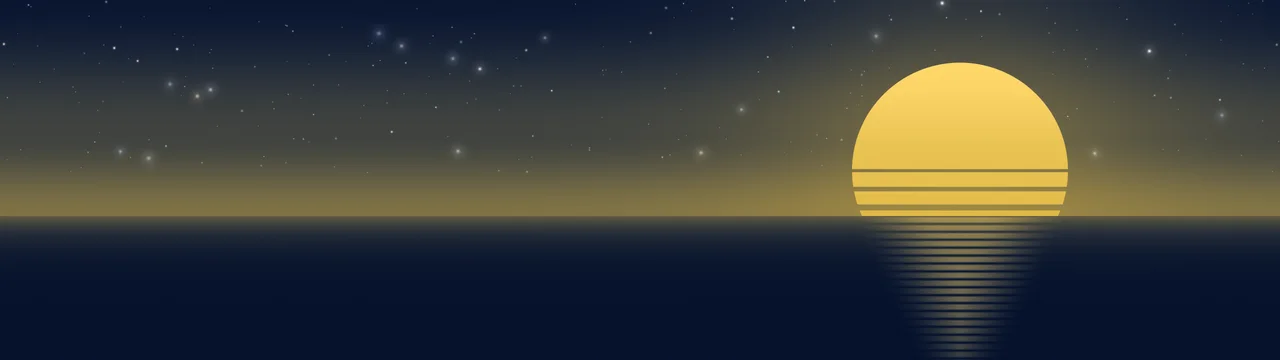 Navy and Gold Retro Striped Sun dual monitor wallpaper, 7680 × 2160